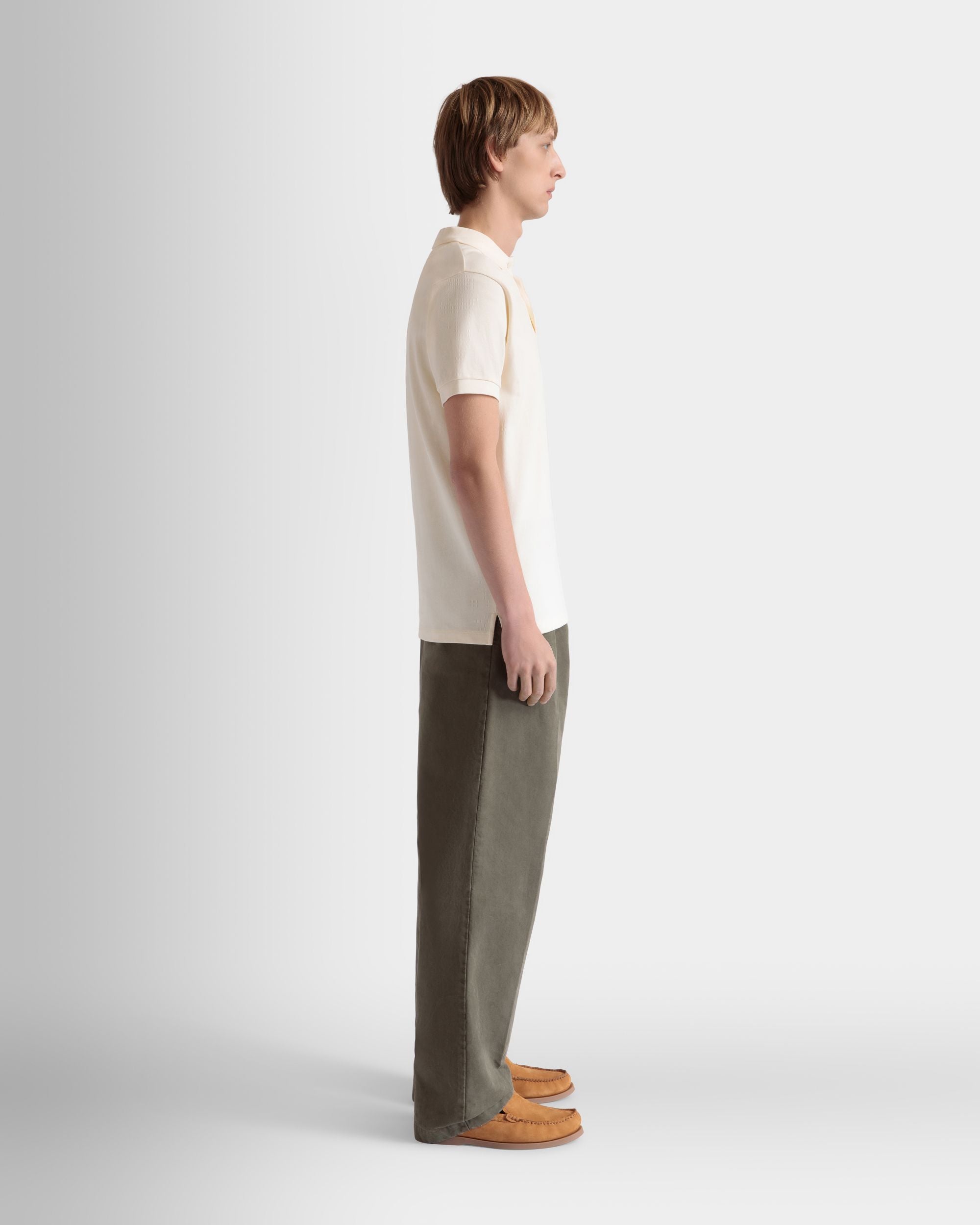 ポロシャツ Ballyクレストロゴ ホワイト コットン - 男性 - Bally - 06