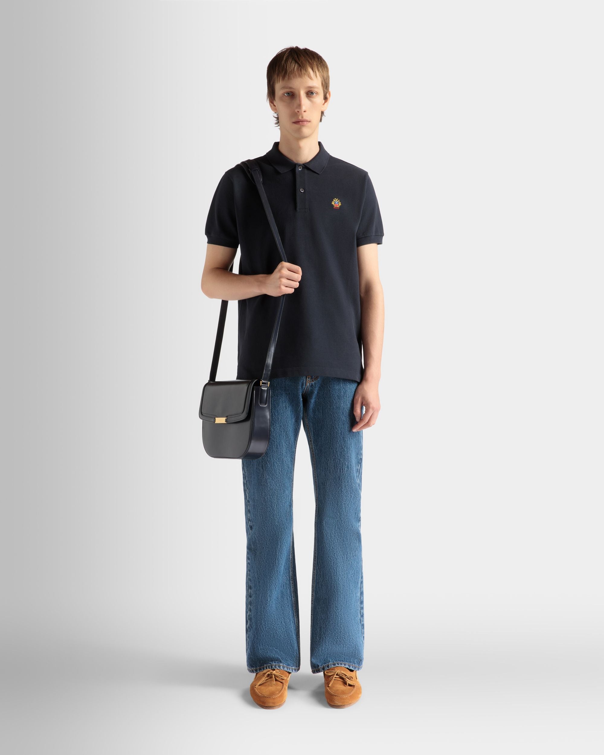 ポロシャツ Navy Blue コットン - 男性 - Bally - 02