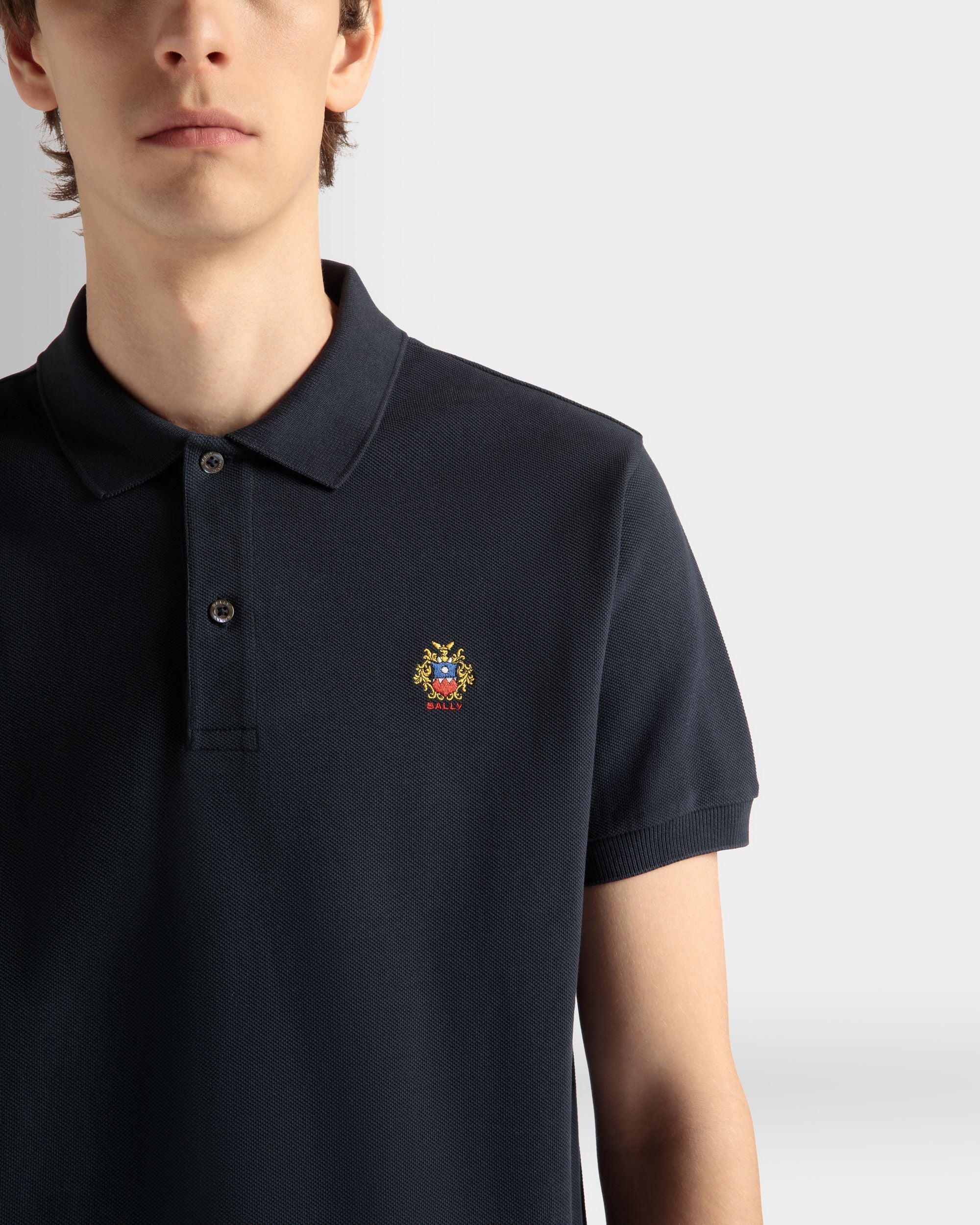 ポロシャツ Navy Blue コットン - 男性 - Bally - 04