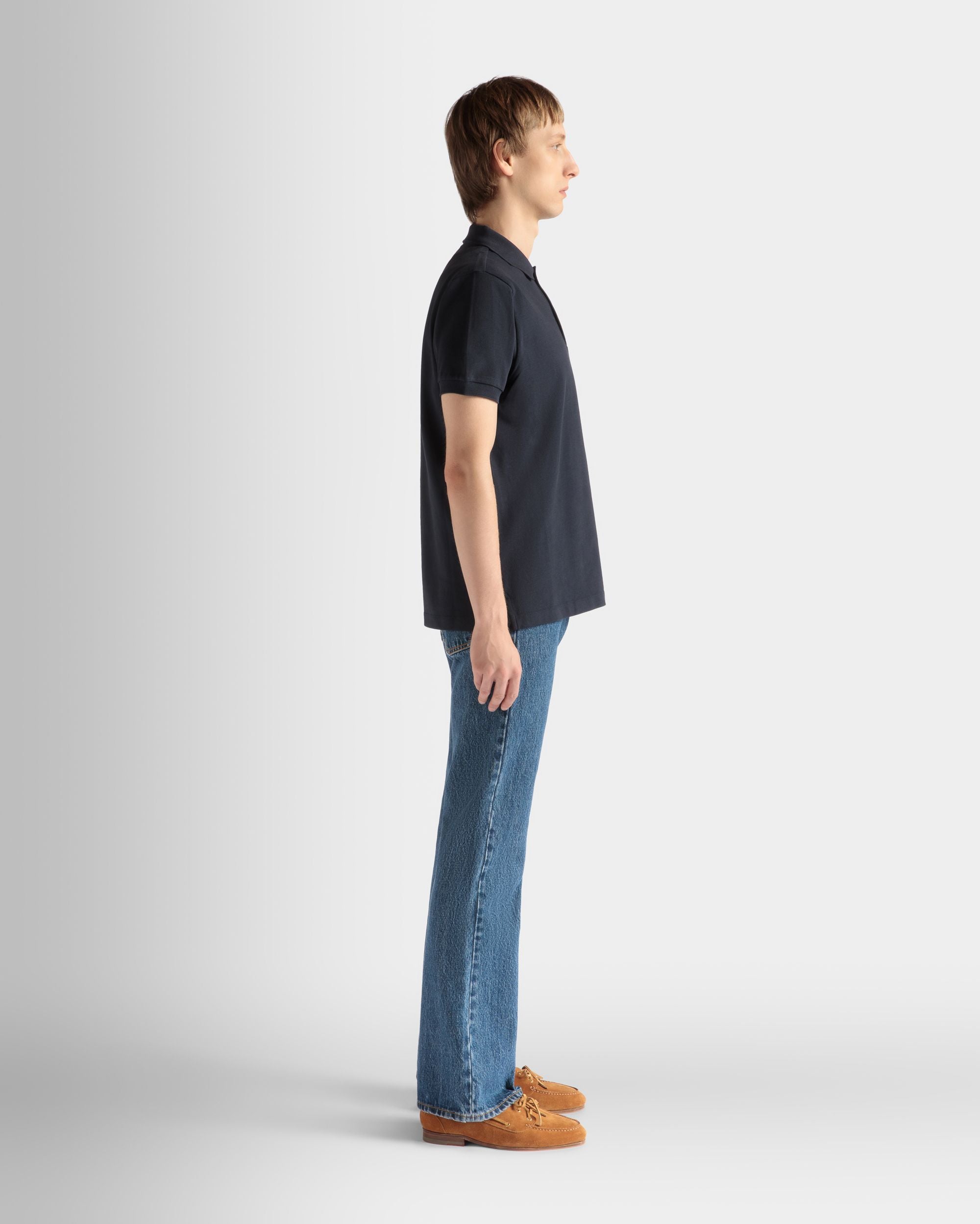 ポロシャツ Navy Blue コットン - 男性 - Bally - 05
