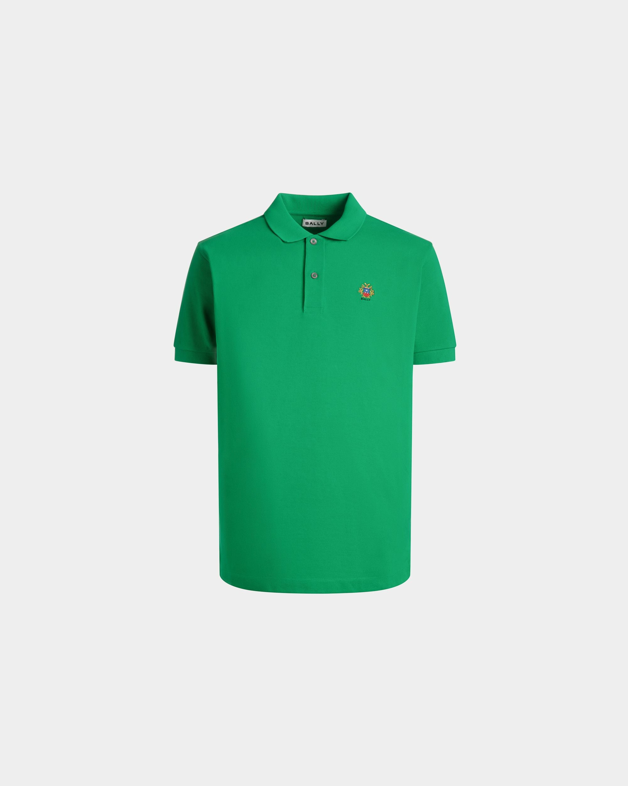 ポロシャツ エメラルドグリーン コットン Ballyクレスト - 男性 - Bally - 01
