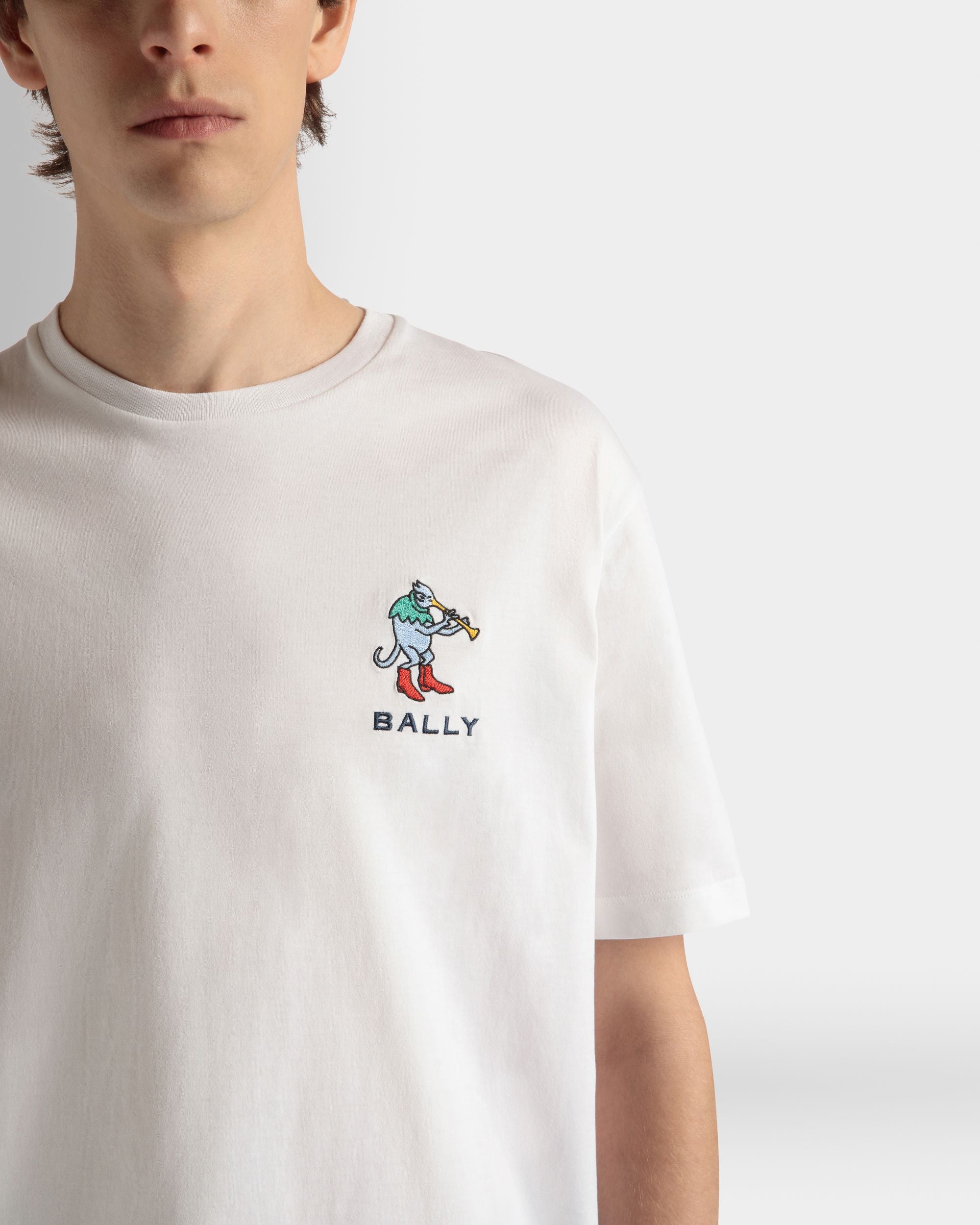 Tシャツ ホワイト コットン - 男性 - Bally - 04