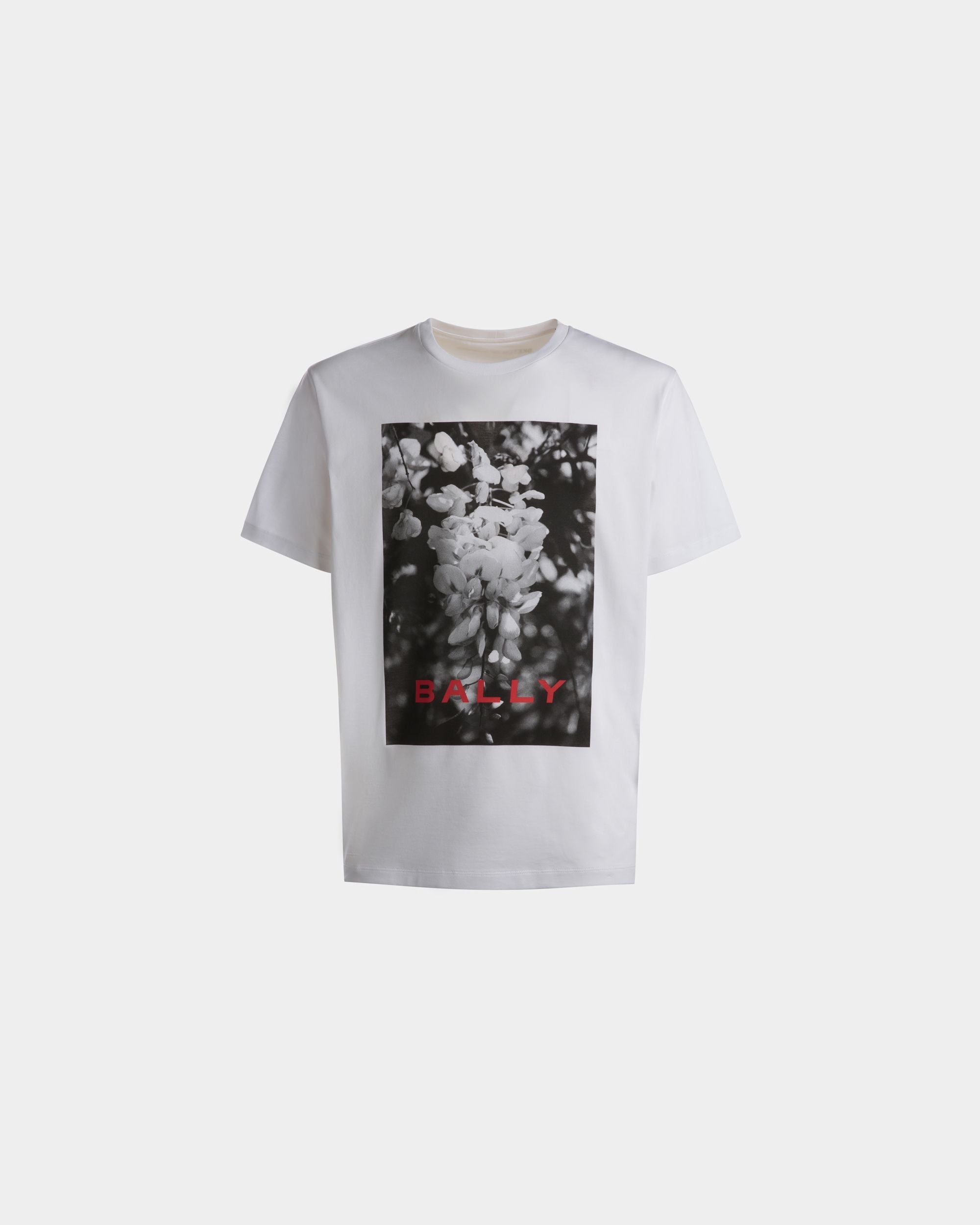 プリント Tシャツ ホワイト コットン - 男性 - Bally - 01