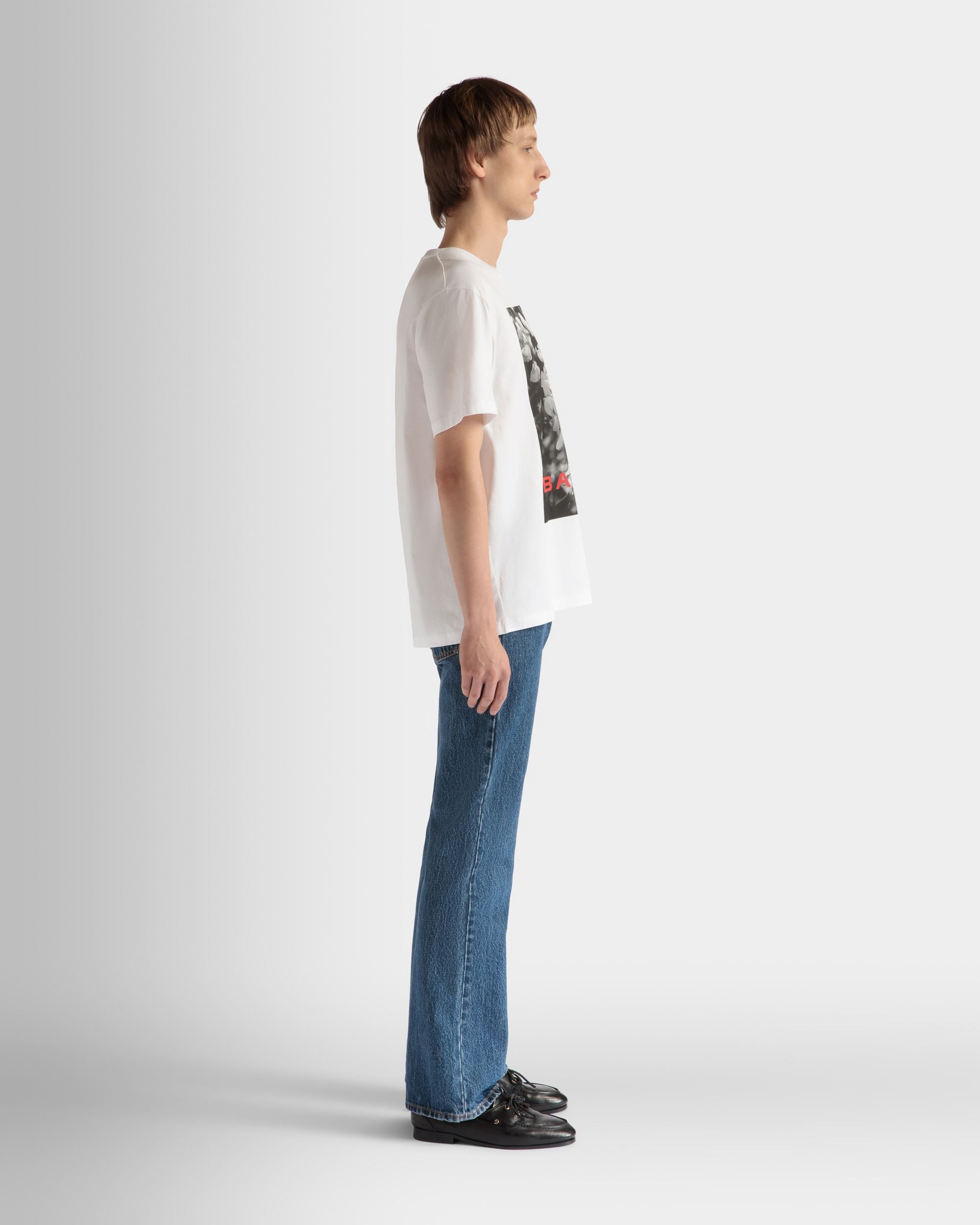プリント Tシャツ ホワイト コットン - 男性 - Bally - 05