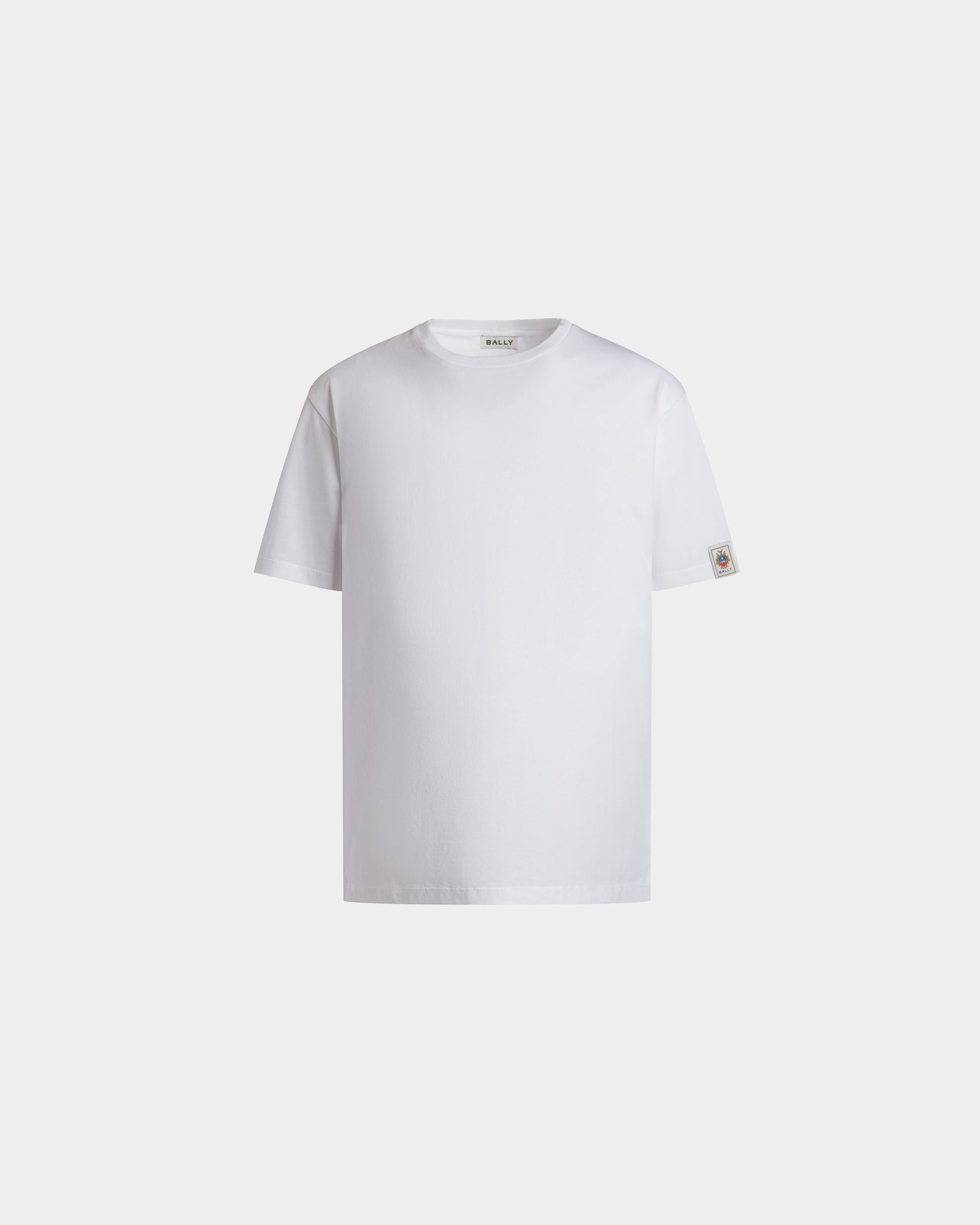 Tシャツ Ballyクレスト ホワイト コットン - 男性 - Bally - 01