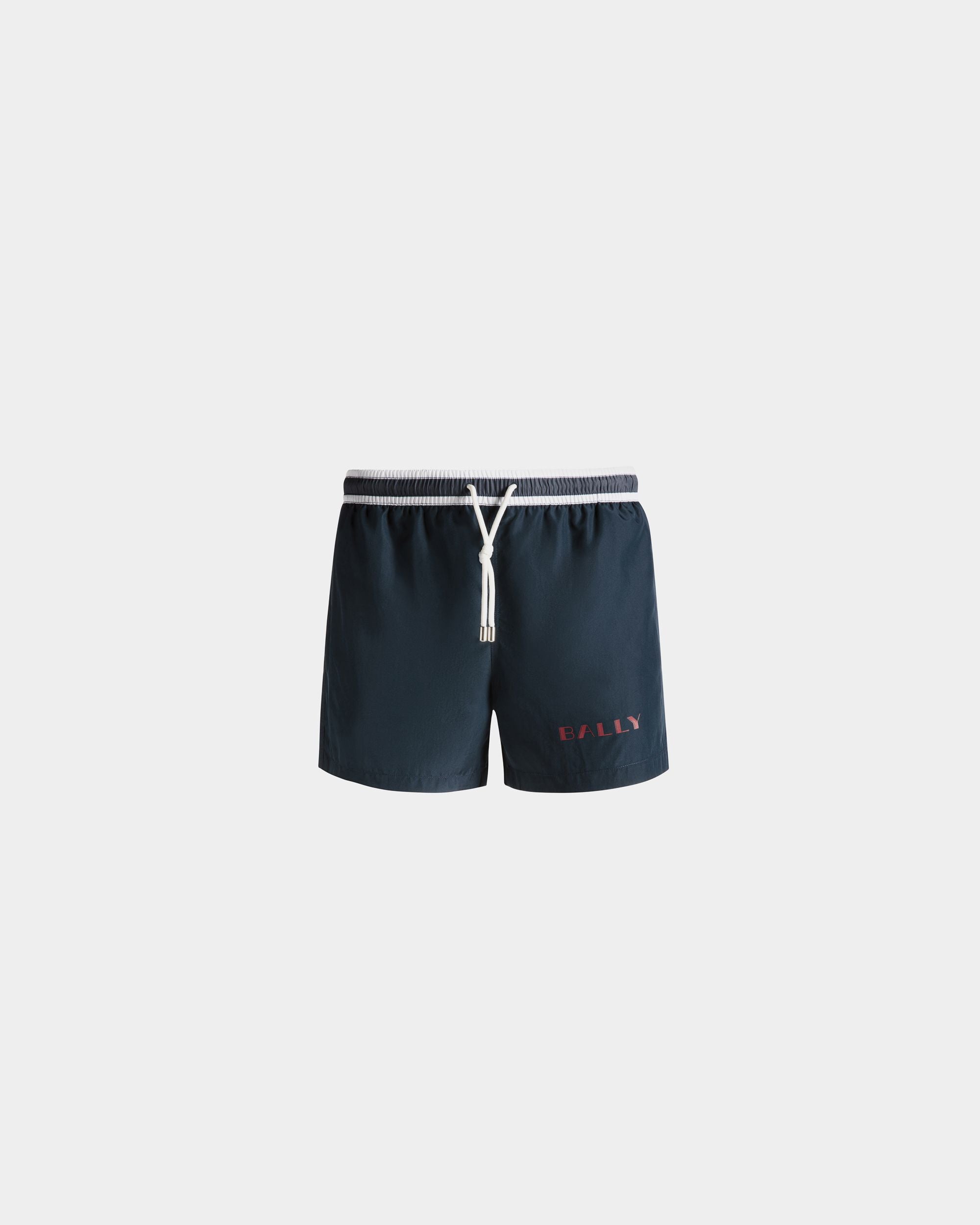 Summer Capsule スイムウェア ネイビーブルー テクニカルポプリン - 男性 - Bally - 01