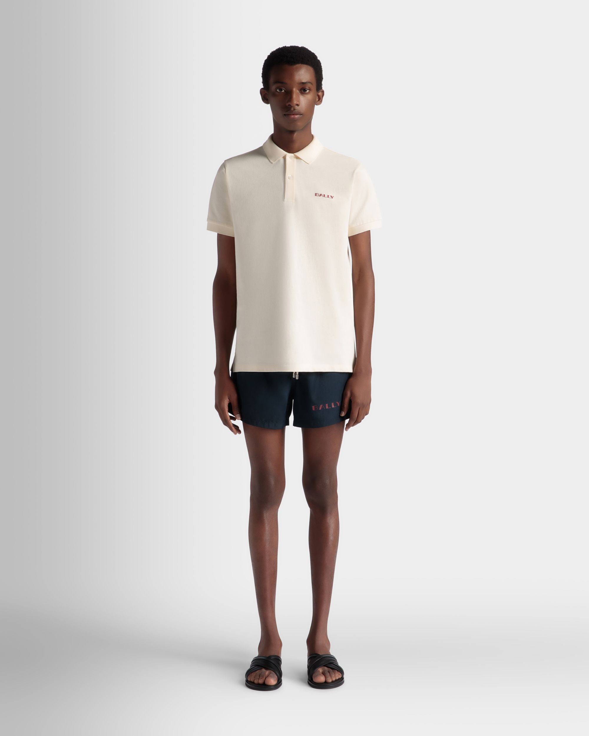 Summer Capsule スイムウェア ネイビーブルー テクニカルポプリン - 男性 - Bally - 02