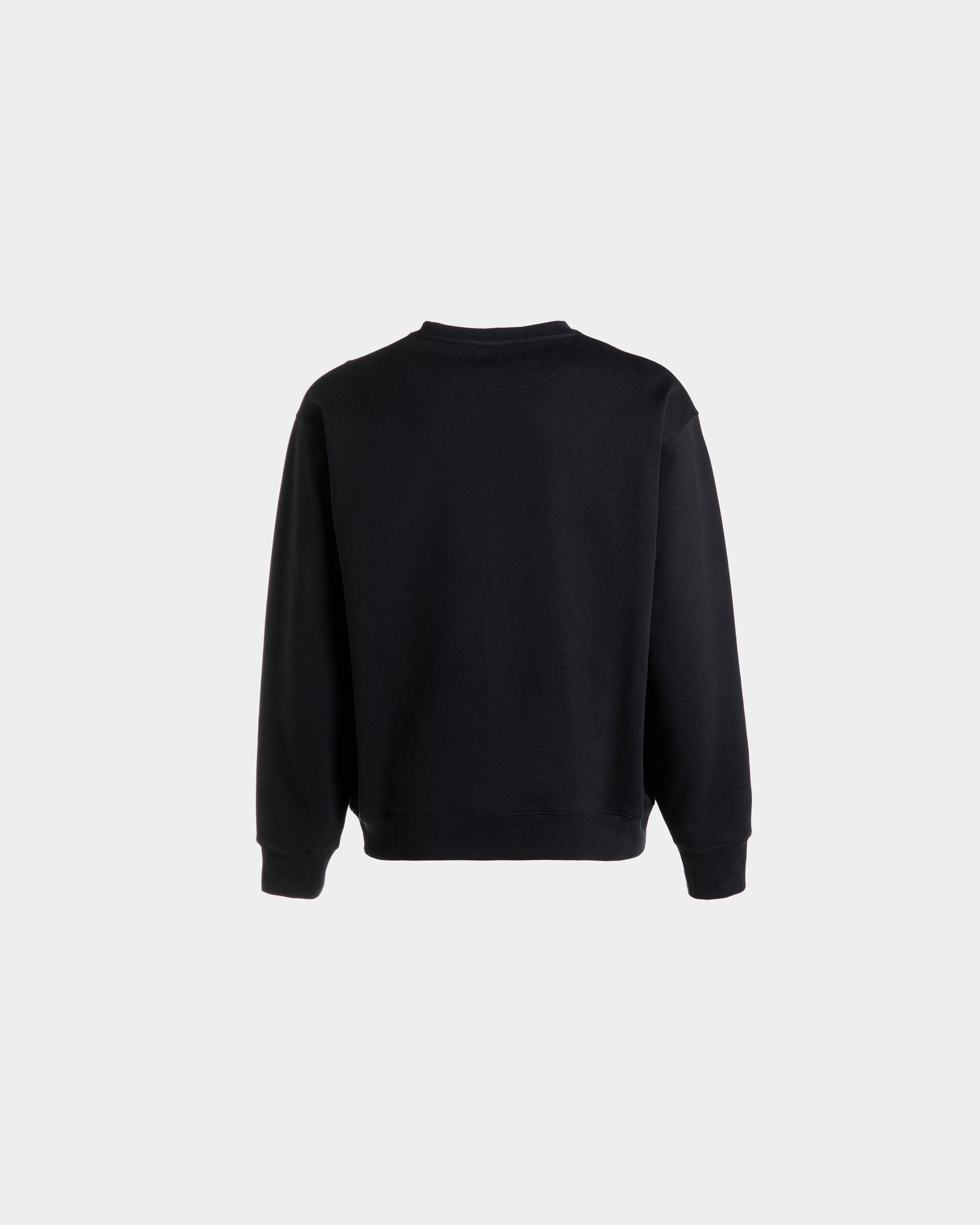 クルーネック スウェットシャツ Ballyクレストロゴ Navy Blue コットン - 男性 - Bally - 07