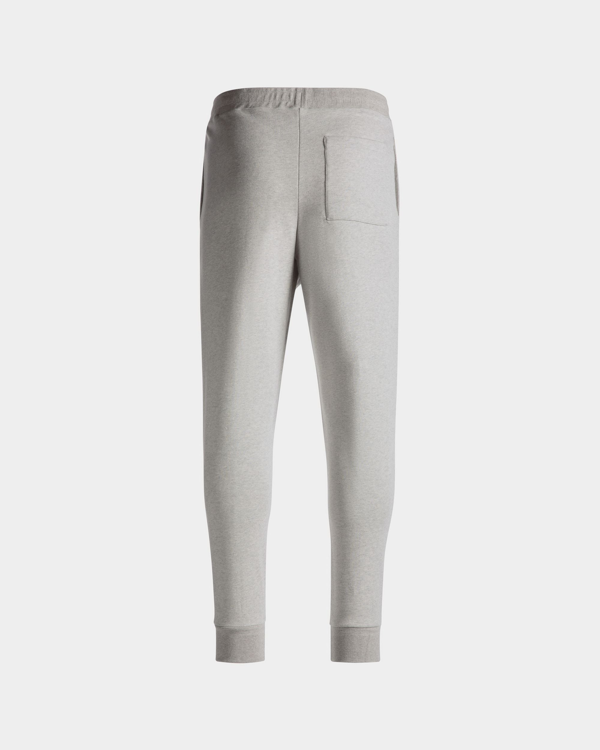 スウェットパンツ Ballyクレストロゴ グレーメランジ コットン - 男性 - Bally - 08