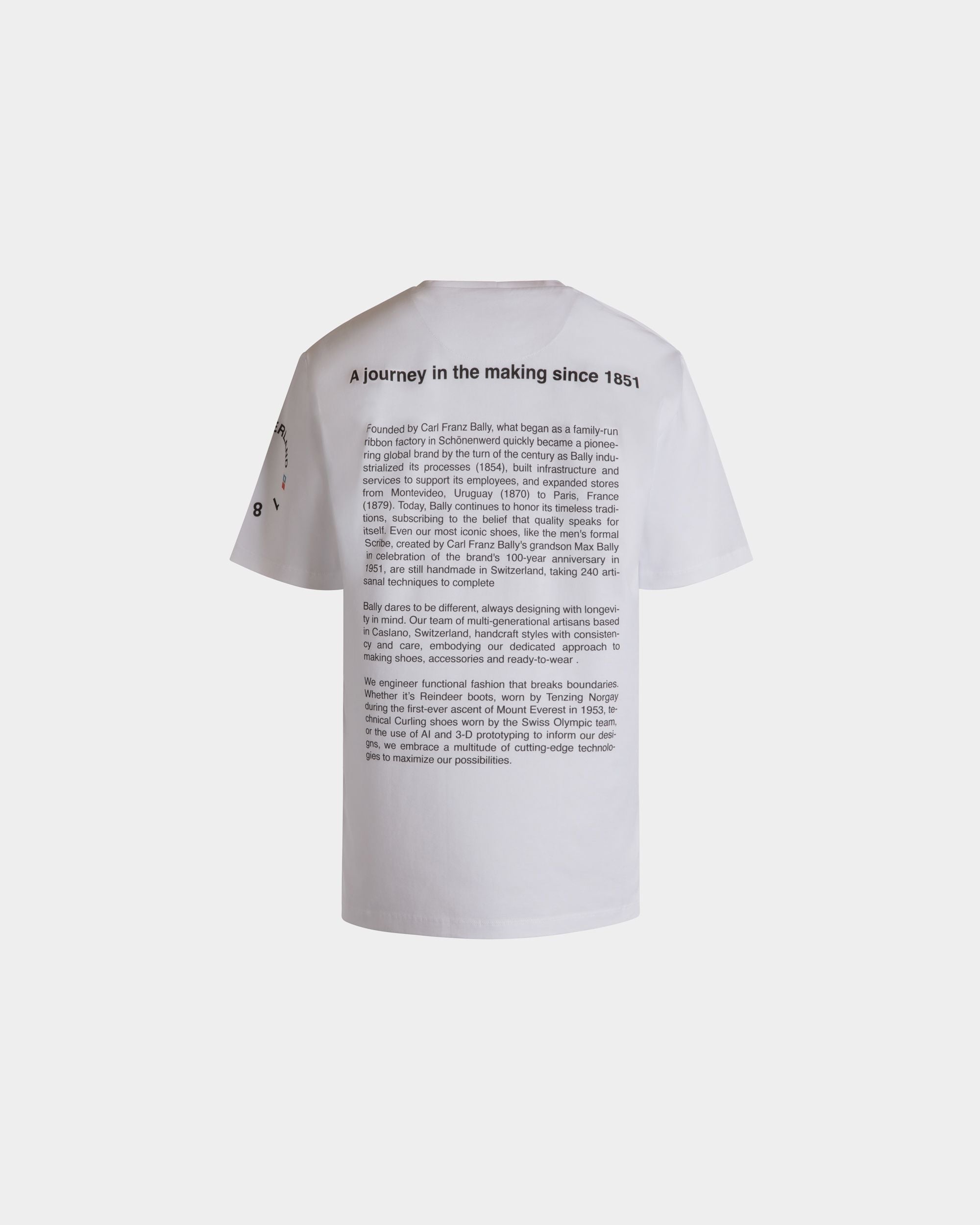 Tシャツ Ballyクレスト ホワイト コットン - 男性 - Bally - 05