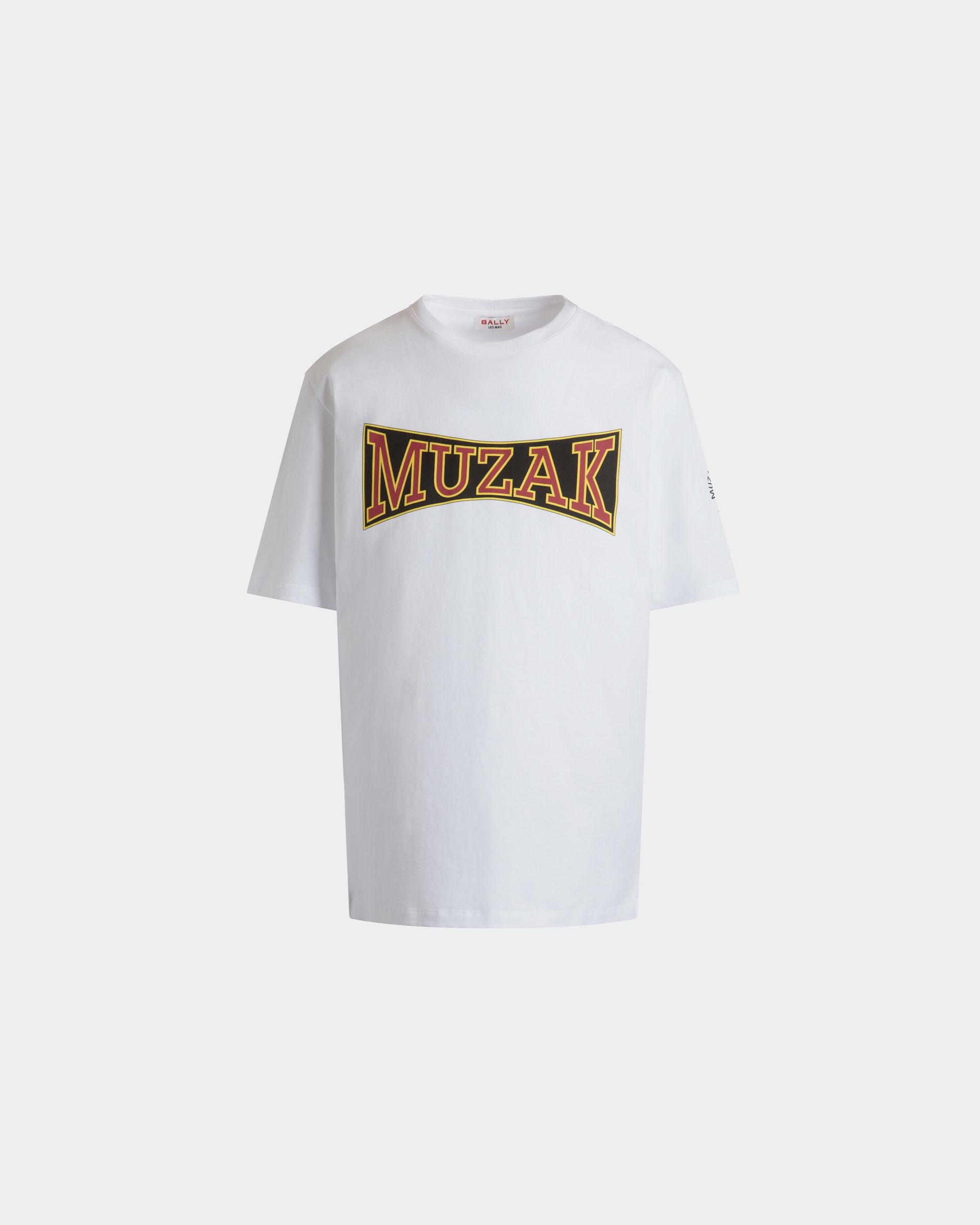 DJ Leo Mas x Bally Tシャツ ホワイト コットン Muzakプリント - 男性 - Bally - 01