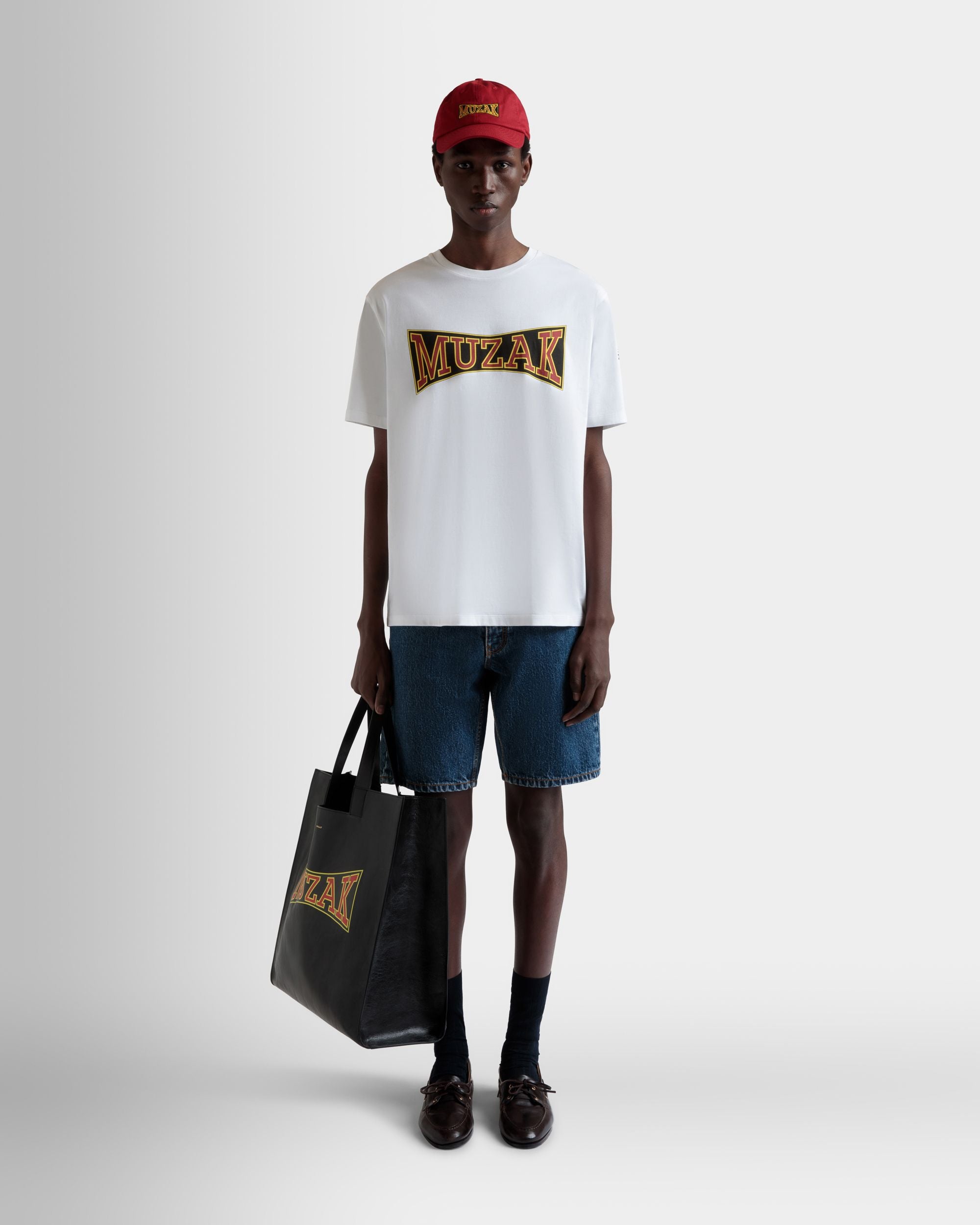 DJ Leo Mas x Bally Tシャツ ホワイト コットン Muzakプリント - 男性 - Bally - 02