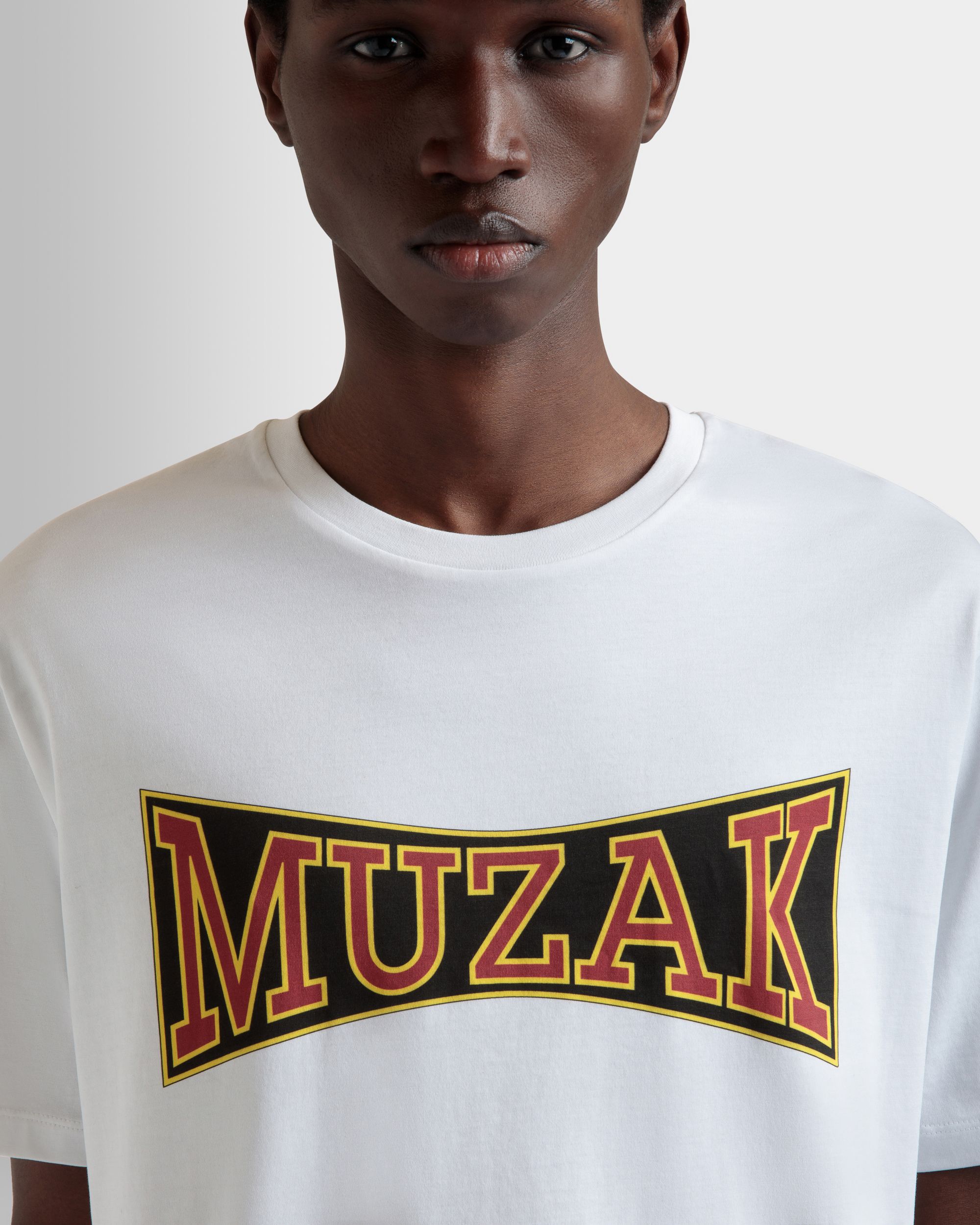 DJ Leo Mas x Bally Tシャツ ホワイト コットン Muzakプリント - 男性 - Bally - 03