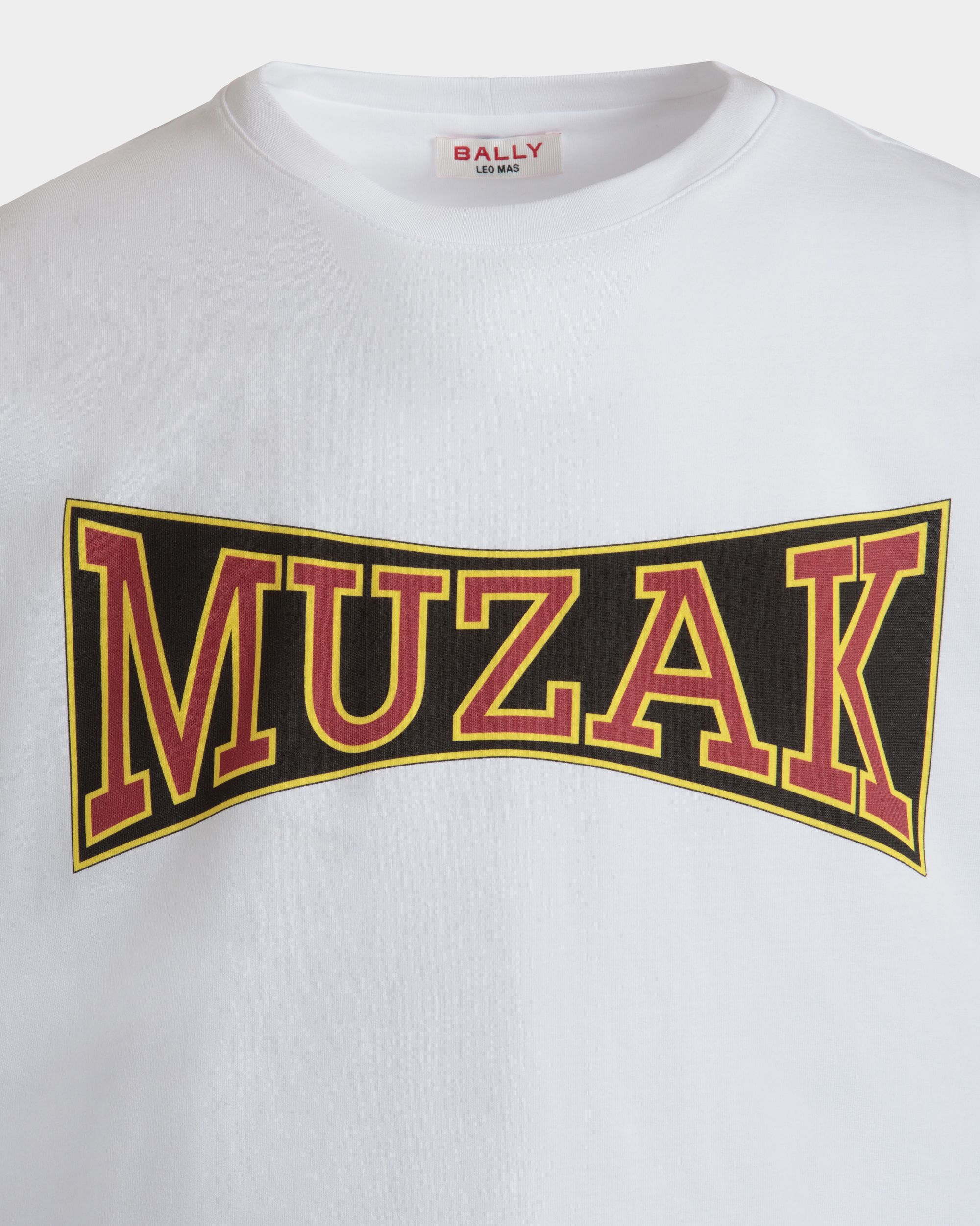 DJ Leo Mas x Bally Tシャツ ホワイト コットン Muzakプリント - 男性 - Bally - 04