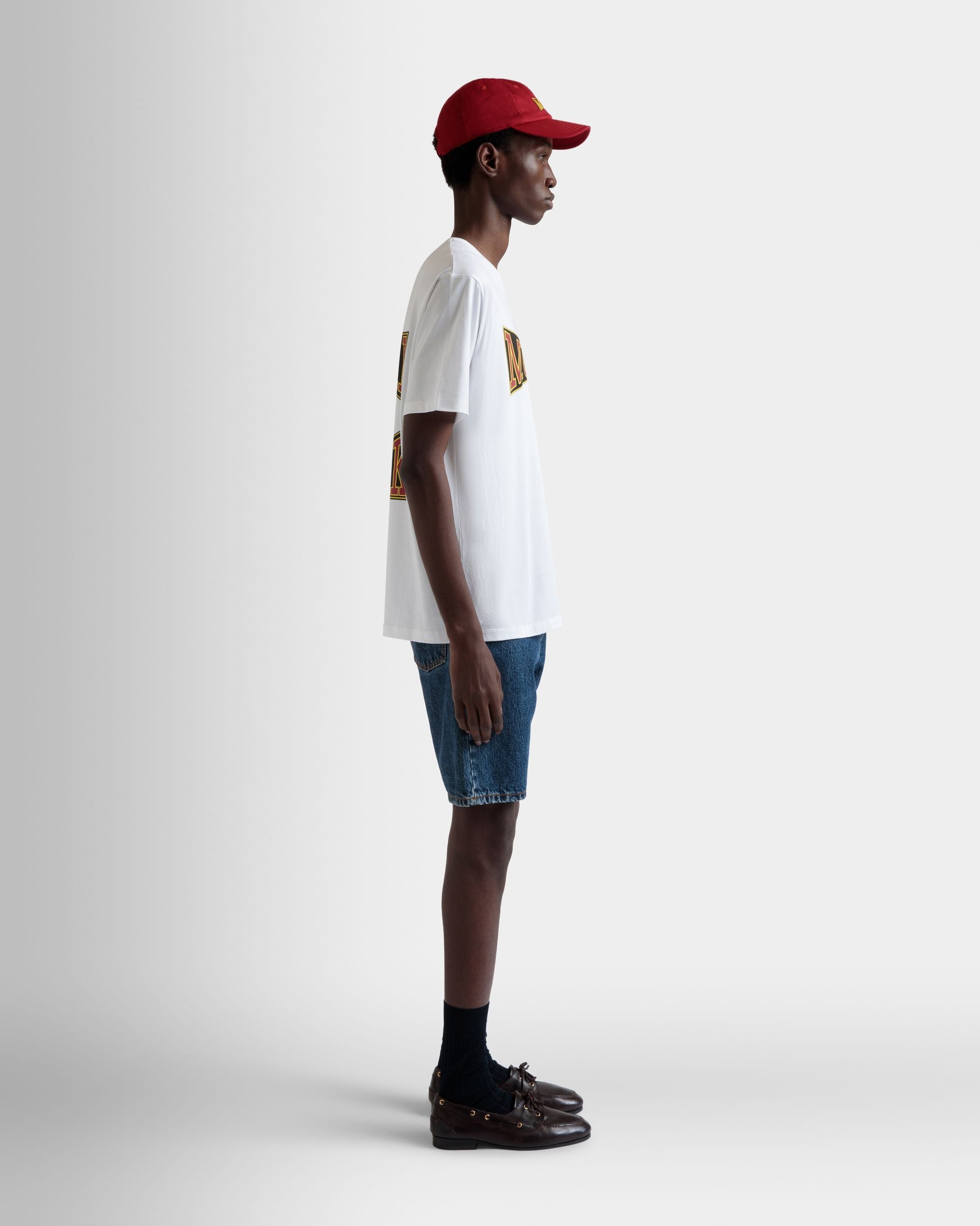 DJ Leo Mas x Bally Tシャツ ホワイト コットン Muzakプリント - 男性 - Bally - 05