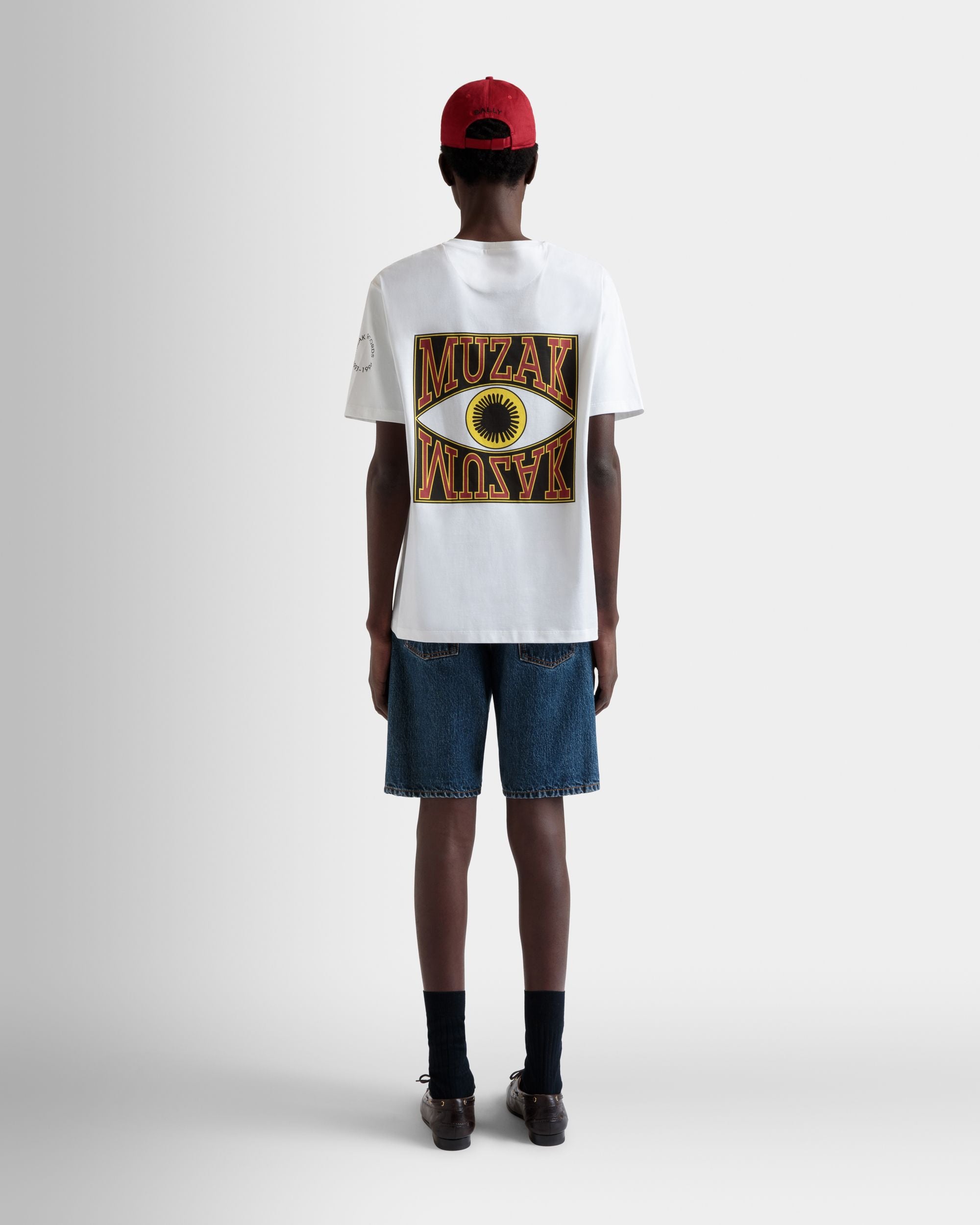 DJ Leo Mas x Bally Tシャツ ホワイト コットン Muzakプリント - 男性 - Bally - 06