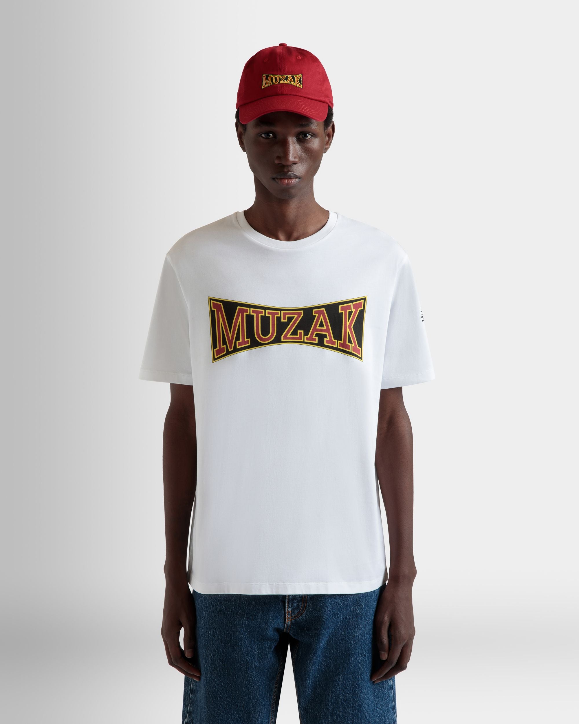 DJ Leo Mas x Bally Tシャツ ホワイト コットン Muzakプリント - 男性 - Bally - 08