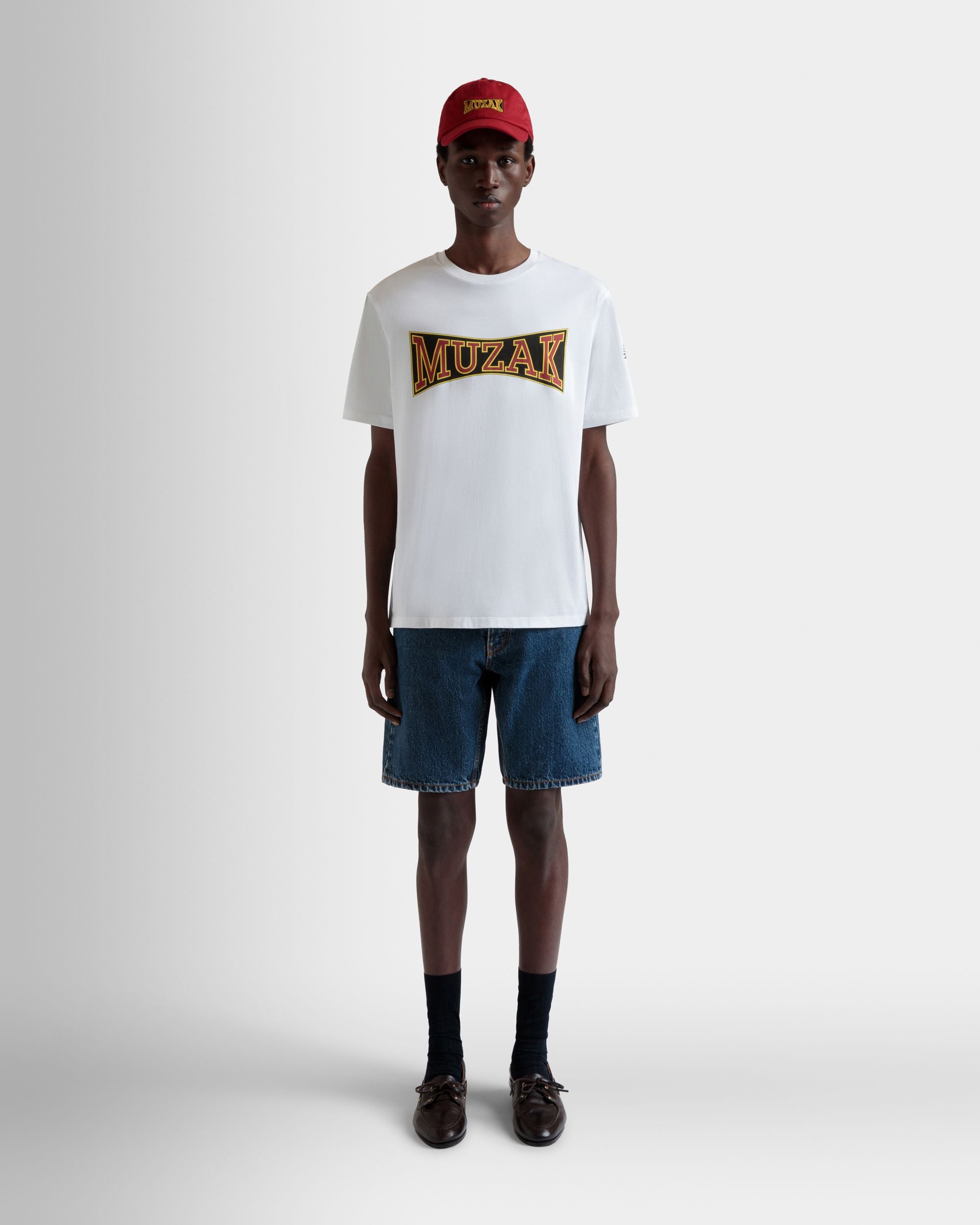 DJ Leo Mas x Bally Tシャツ ホワイト コットン Muzakプリント - 男性 - Bally - 09
