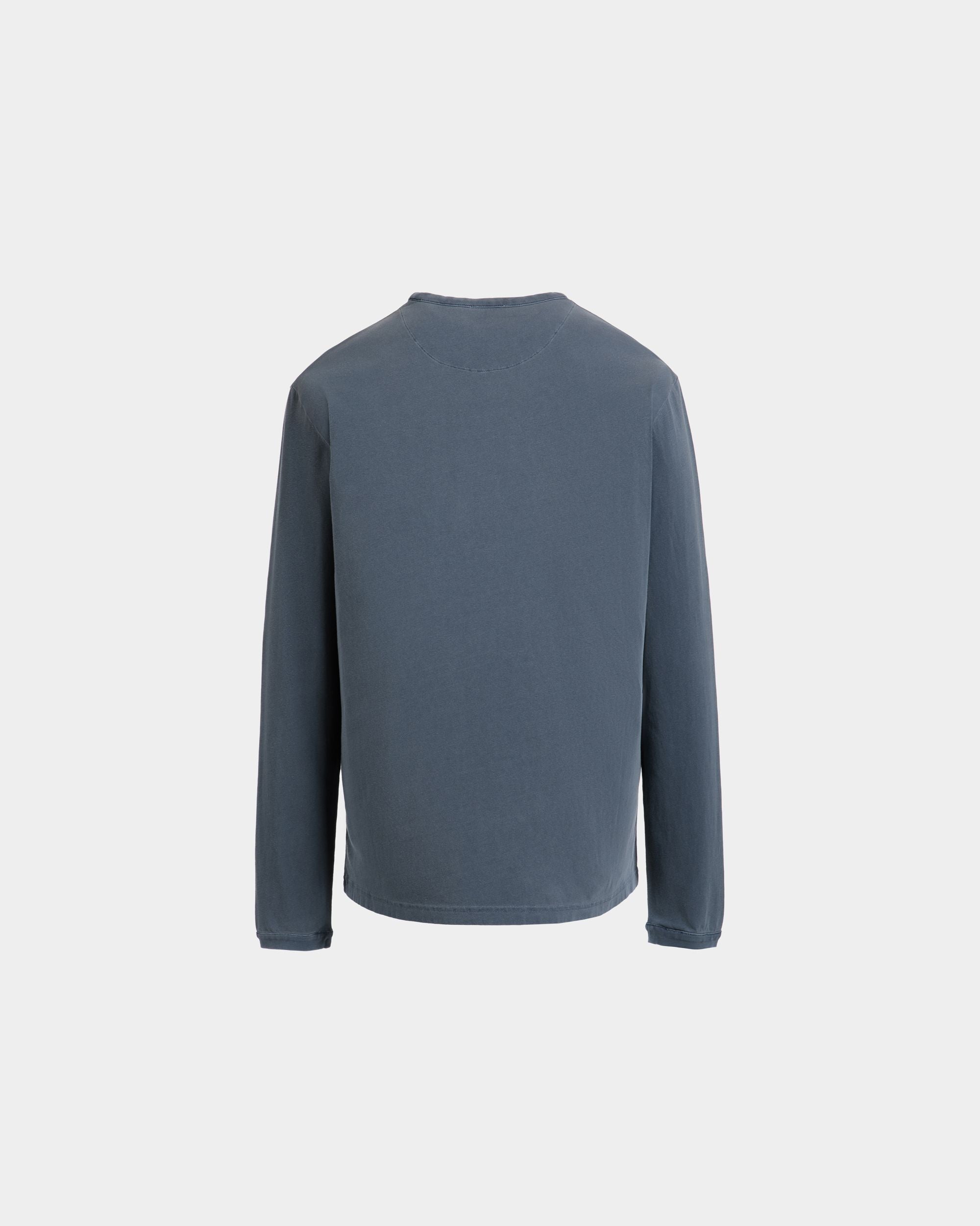 ロングスリーブ Tシャツ ネイビーブルー コットン - 男性 - Bally - 03