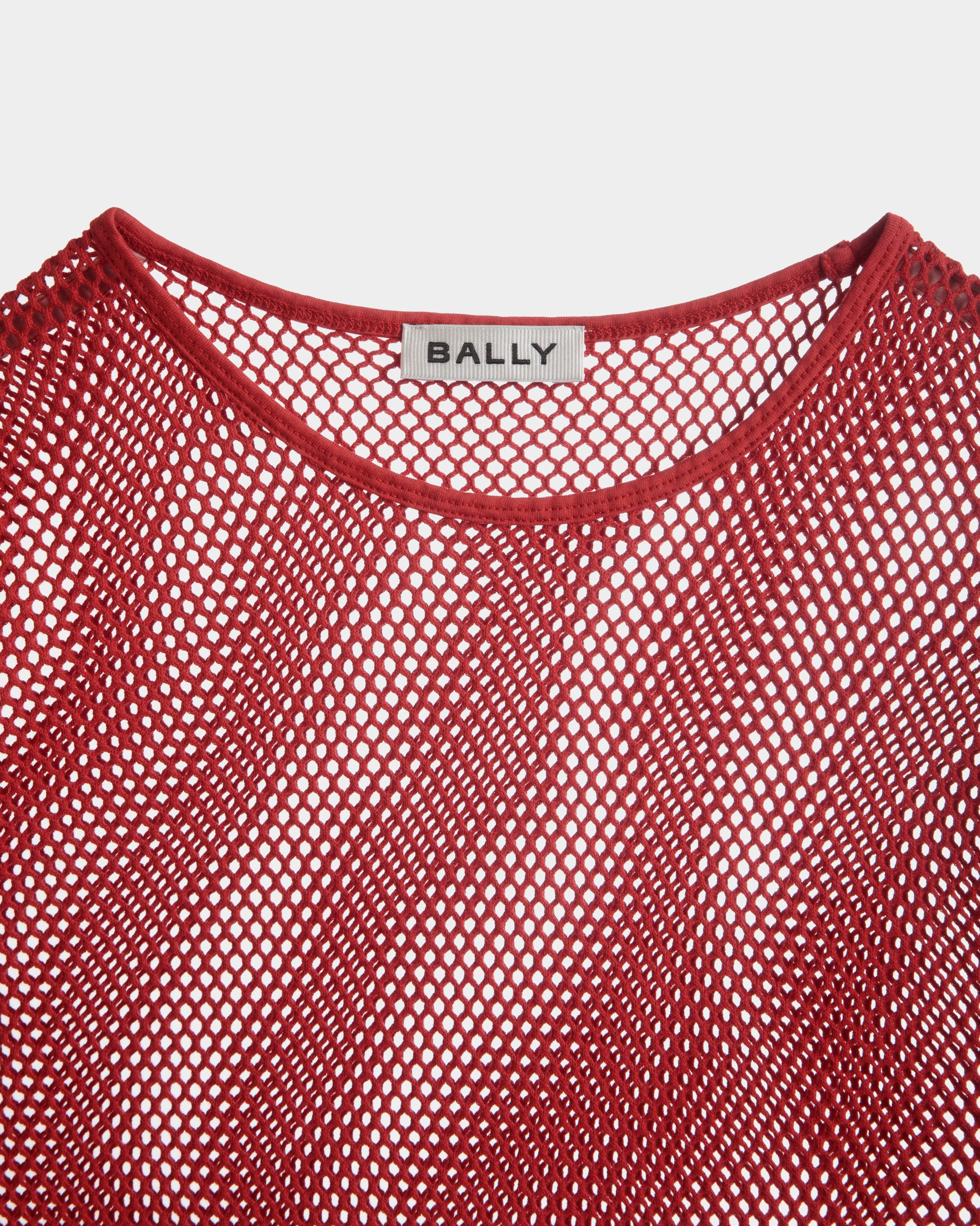 メッシュ Tシャツ レッド コットン - 男性 - Bally - 02