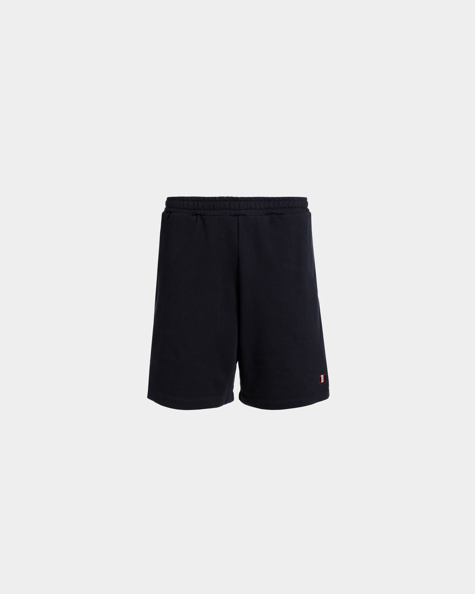 ショートパンツ Ballyフラッグ ネイビーブルー コットン - 男性 - Bally - 01