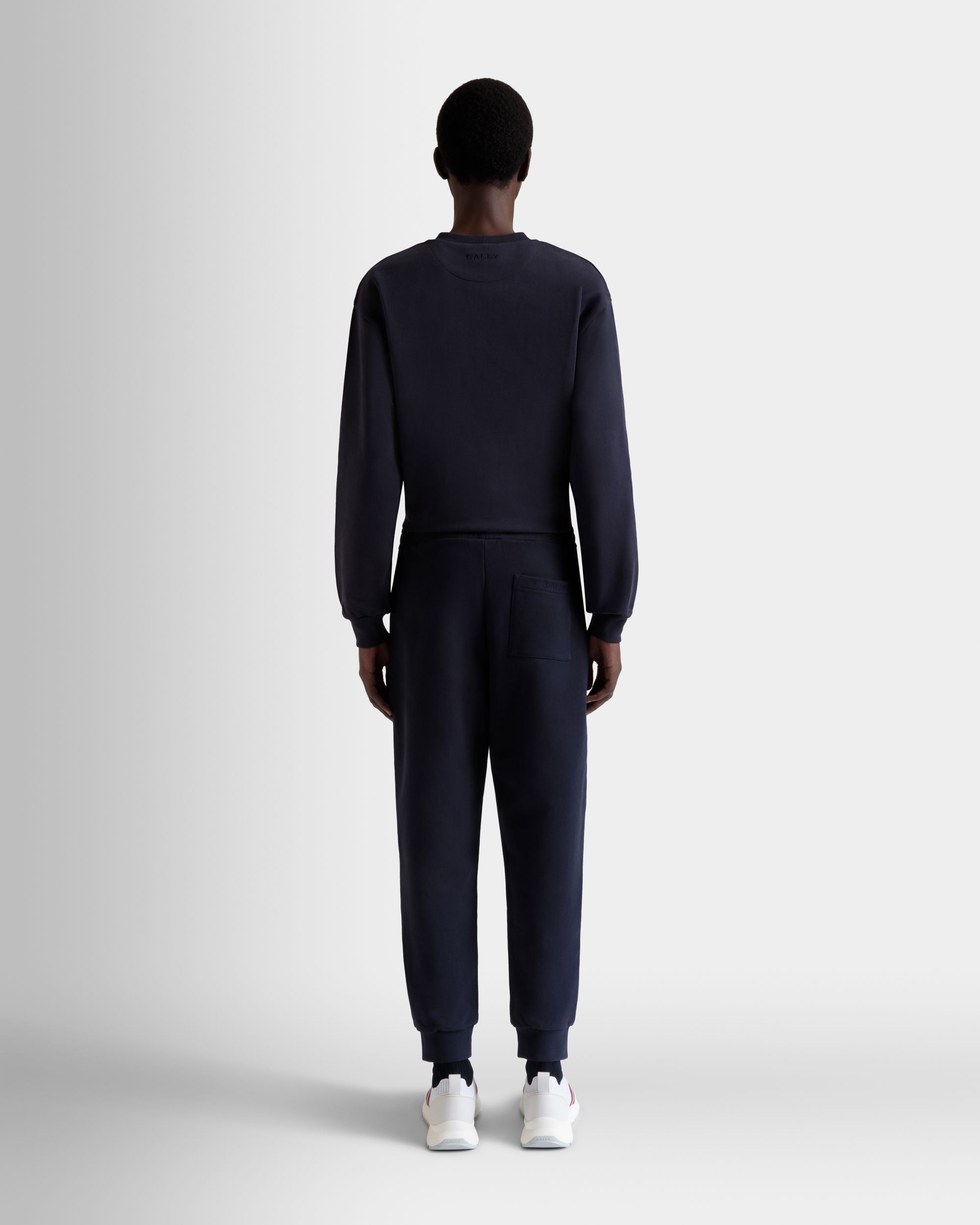 スウェットパンツ Ballyフラッグ ネイビーブルー コットン - 男性 - Bally - 06