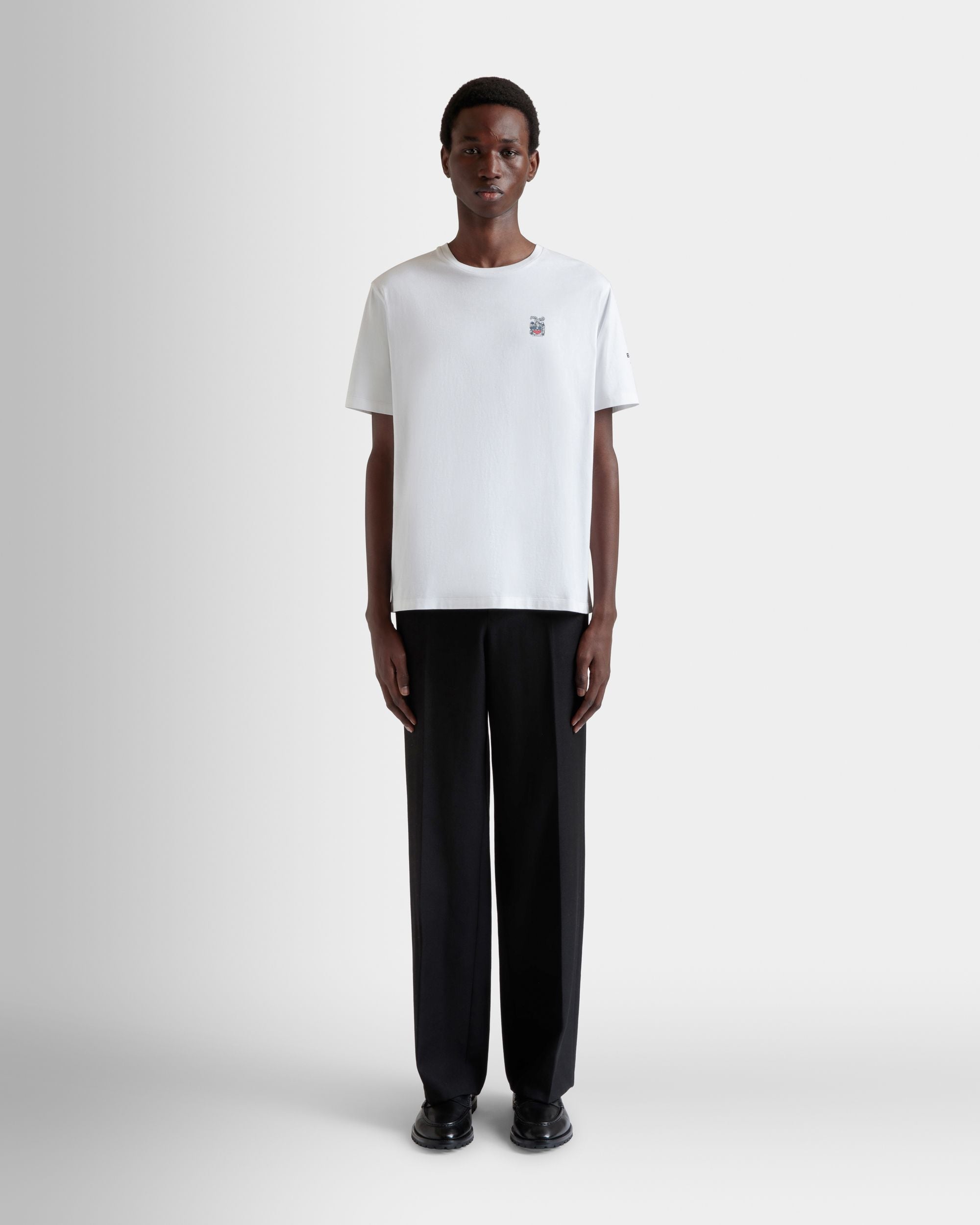 Tシャツ ホワイト コットン - 男性 - Bally - 02