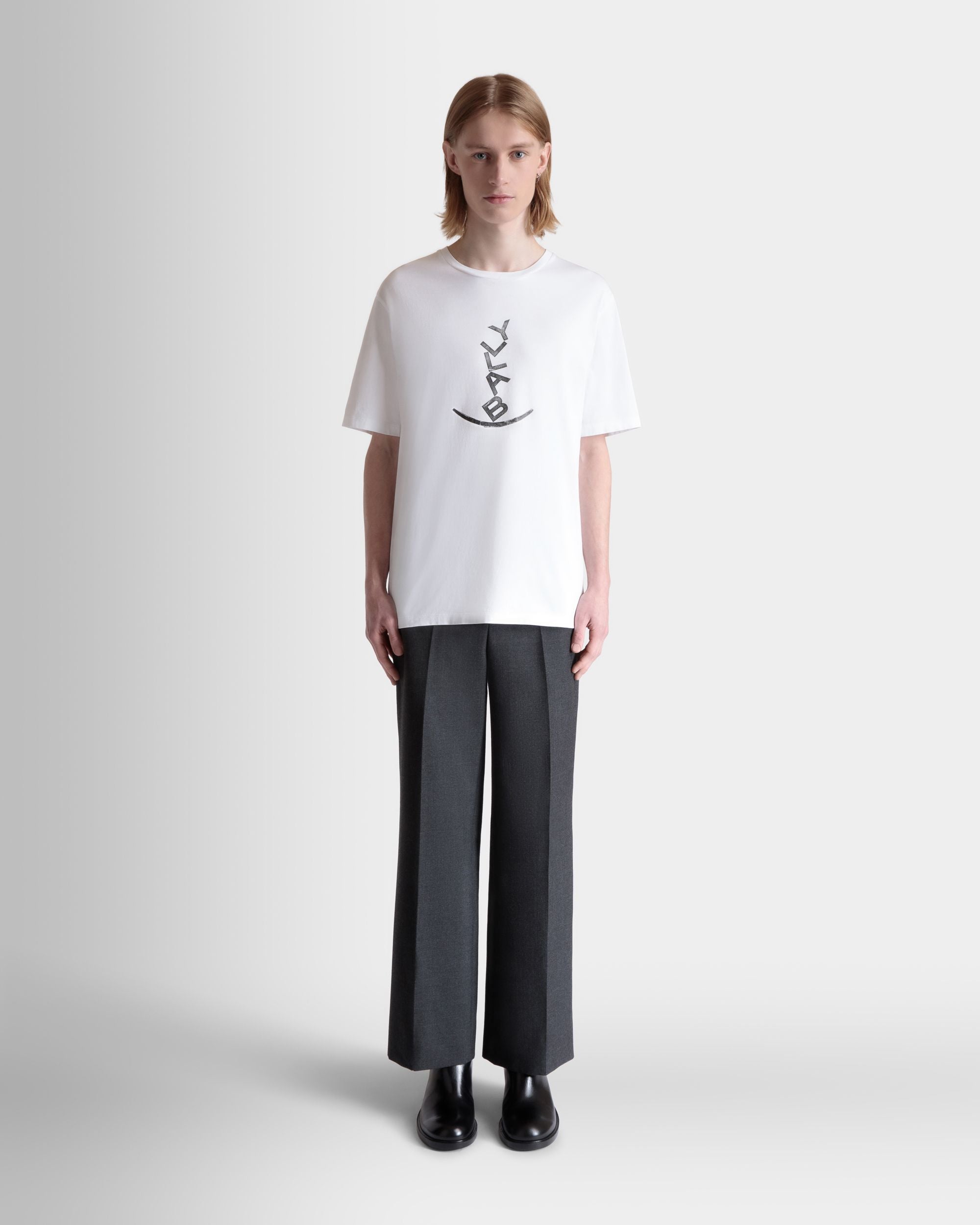 Tシャツ Beni Bischof Rocking Ballyグラフィック ホワイト コットン - 男性 - Bally - 02