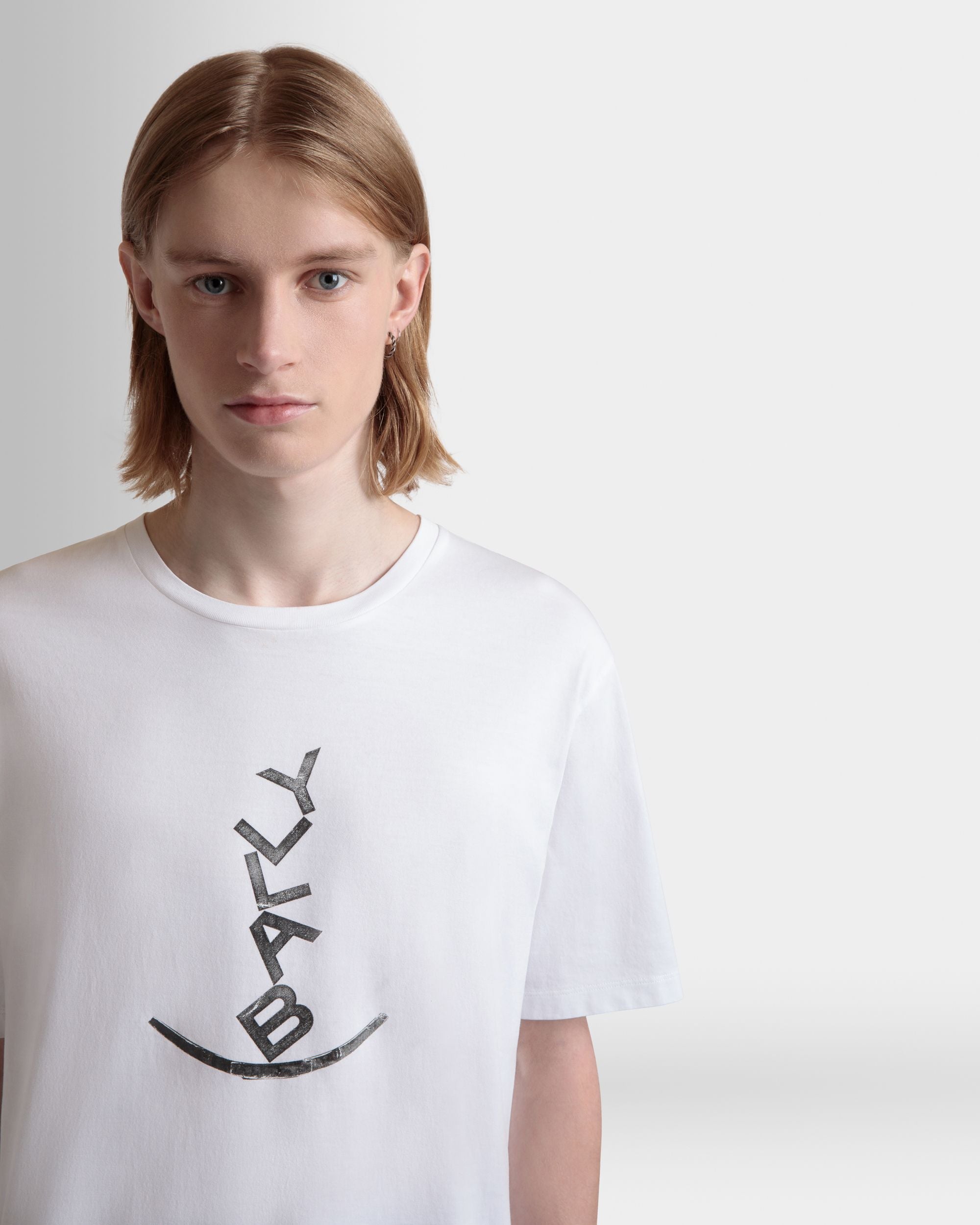 Tシャツ Beni Bischof Rocking Ballyグラフィック ホワイト コットン - 男性 - Bally - 03