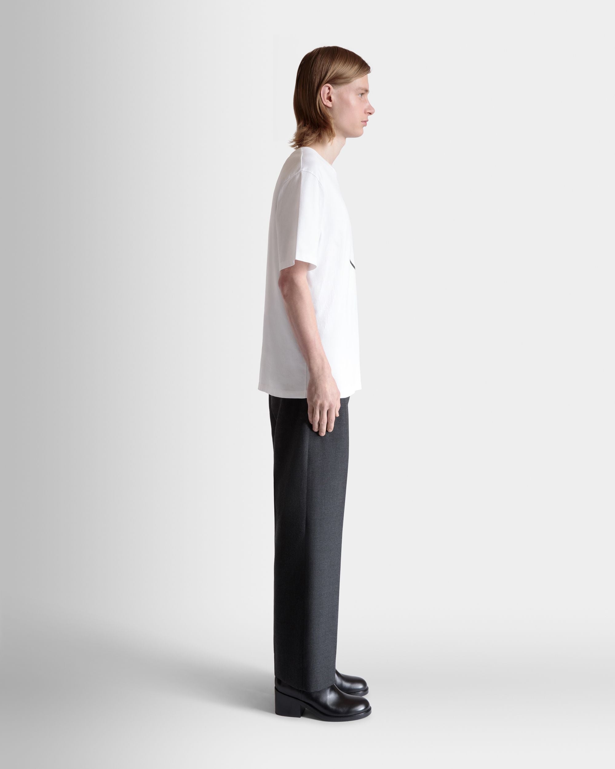 Tシャツ Beni Bischof Rocking Ballyグラフィック ホワイト コットン - 男性 - Bally - 05