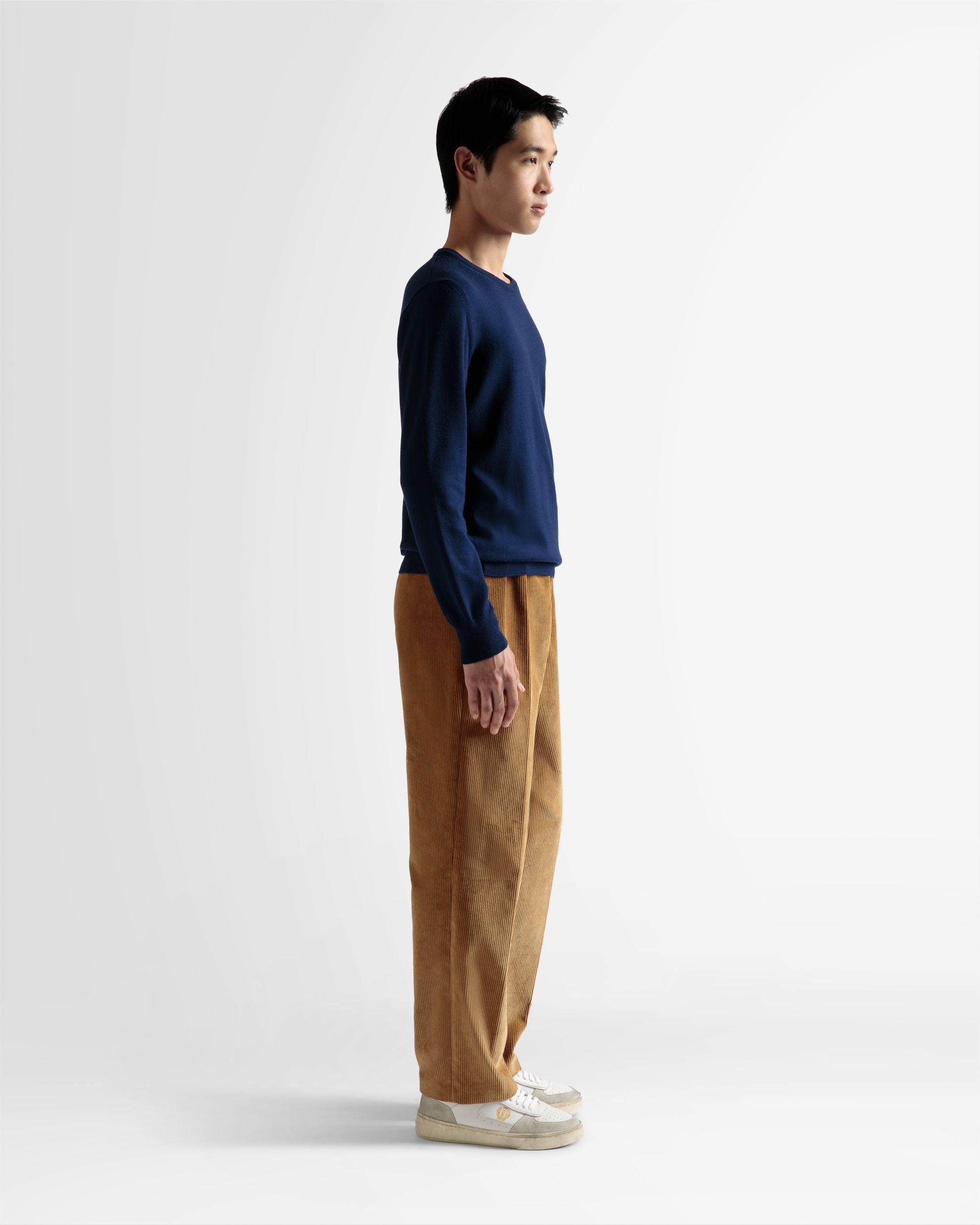 クルーネック セーター マリンブルー ウール - 男性 - Bally - 05