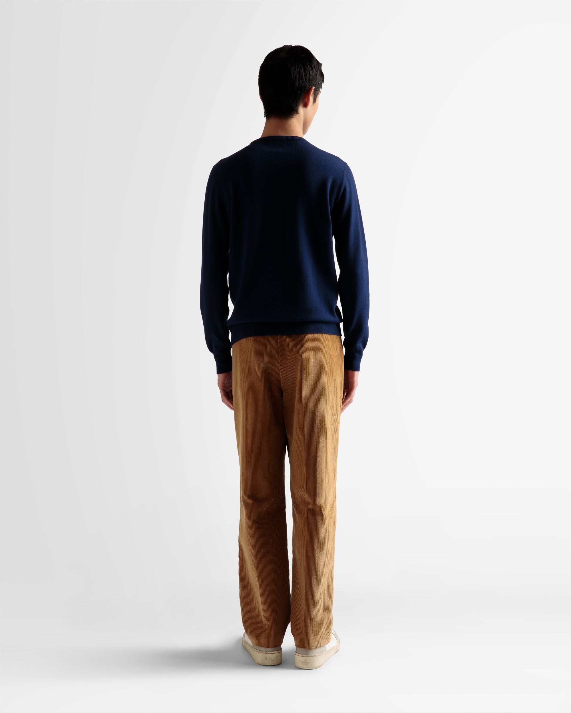 クルーネック セーター マリンブルー ウール - 男性 - Bally - 06