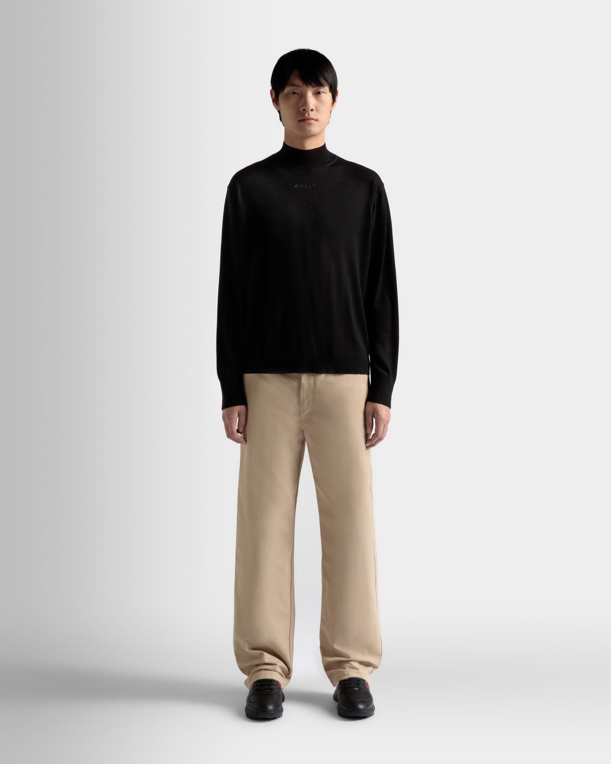 ロールネック セーター ブラック ウール - 男性 - Bally - 02