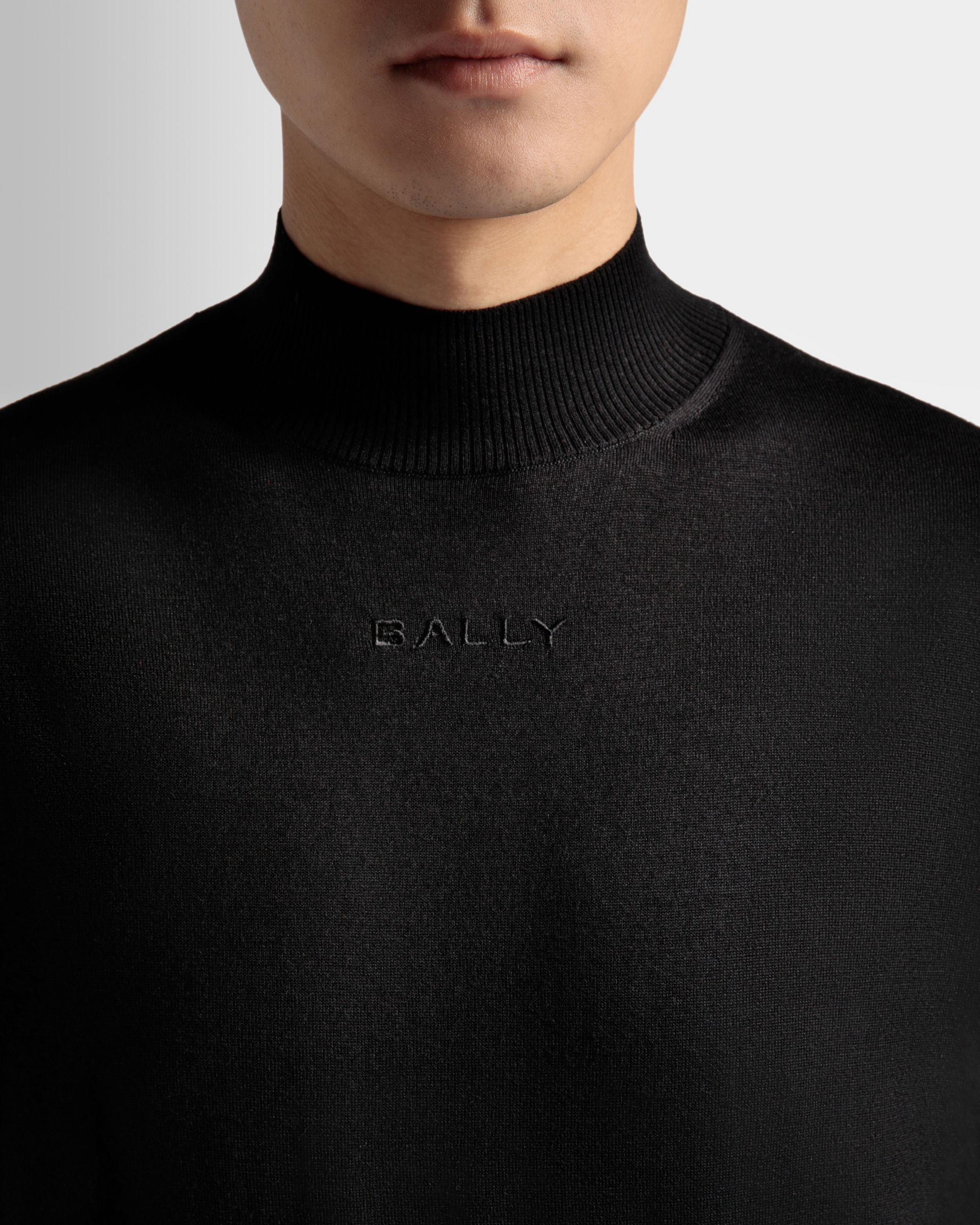ロールネック セーター ブラック ウール - 男性 - Bally - 04