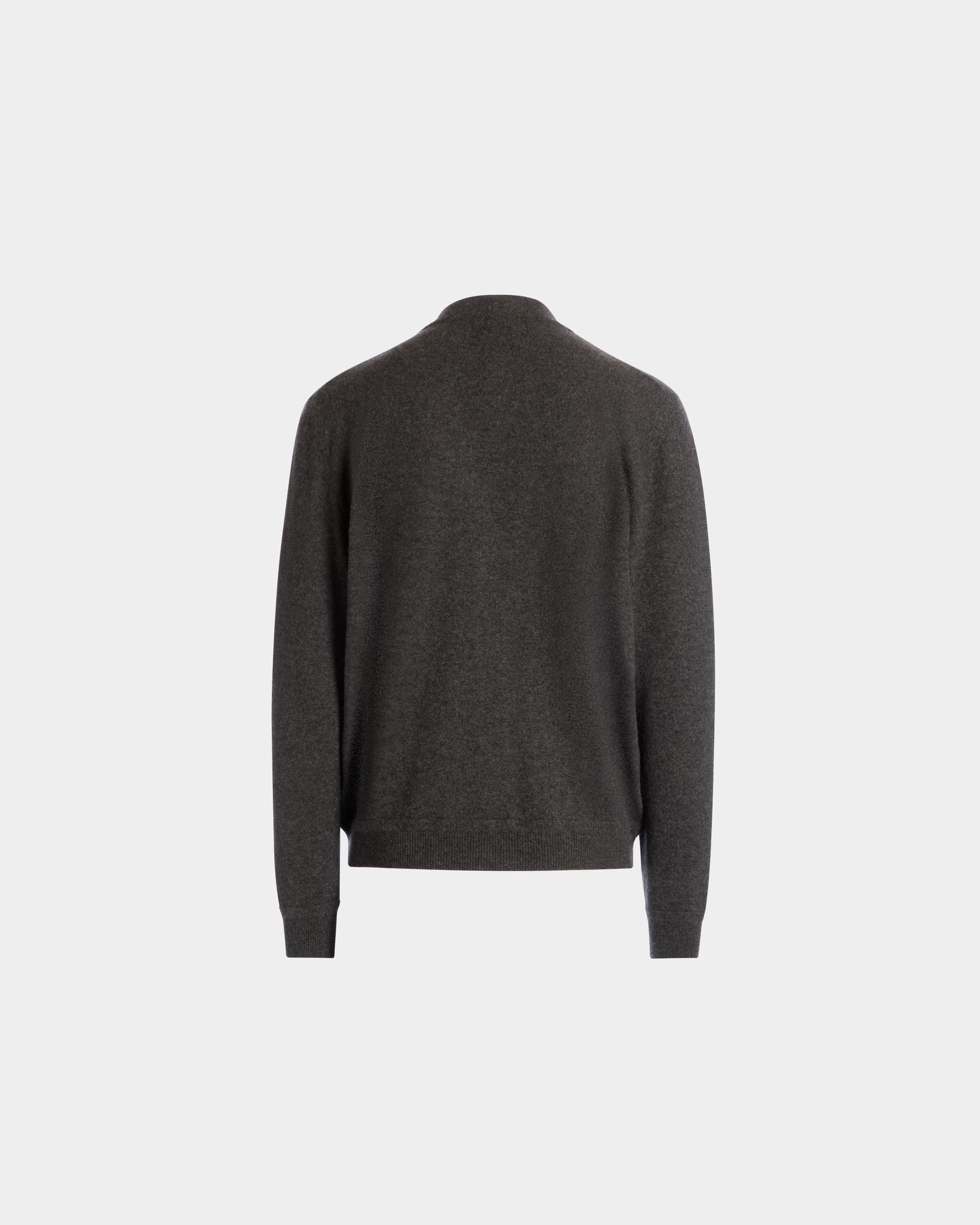 カーディガン Ballyクレストロゴ ダークグレー カシミア - 男性 - Bally - 07