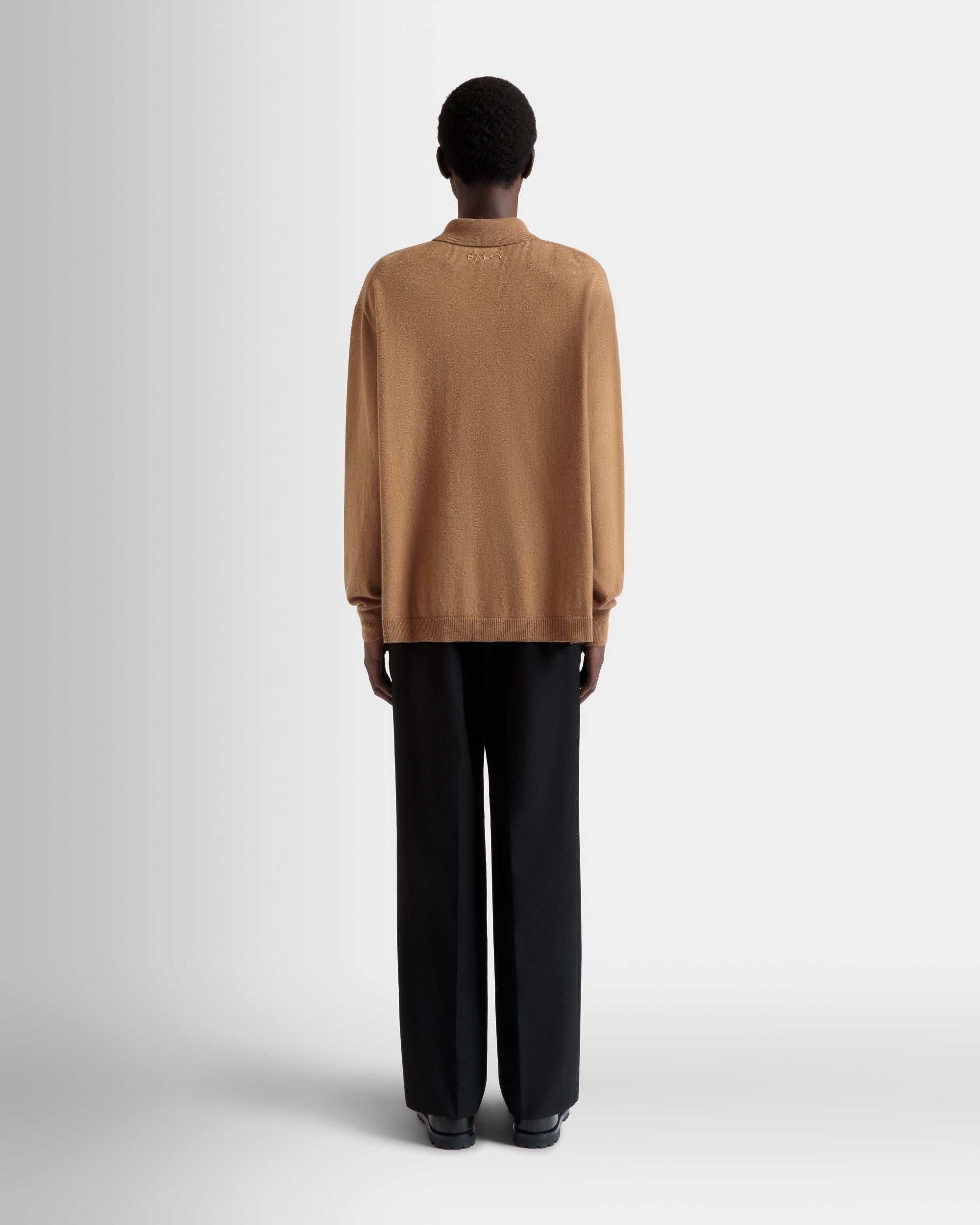 ロングスリーブ シャツ ロゴ ブラウン カシミア - 男性 - Bally - 06