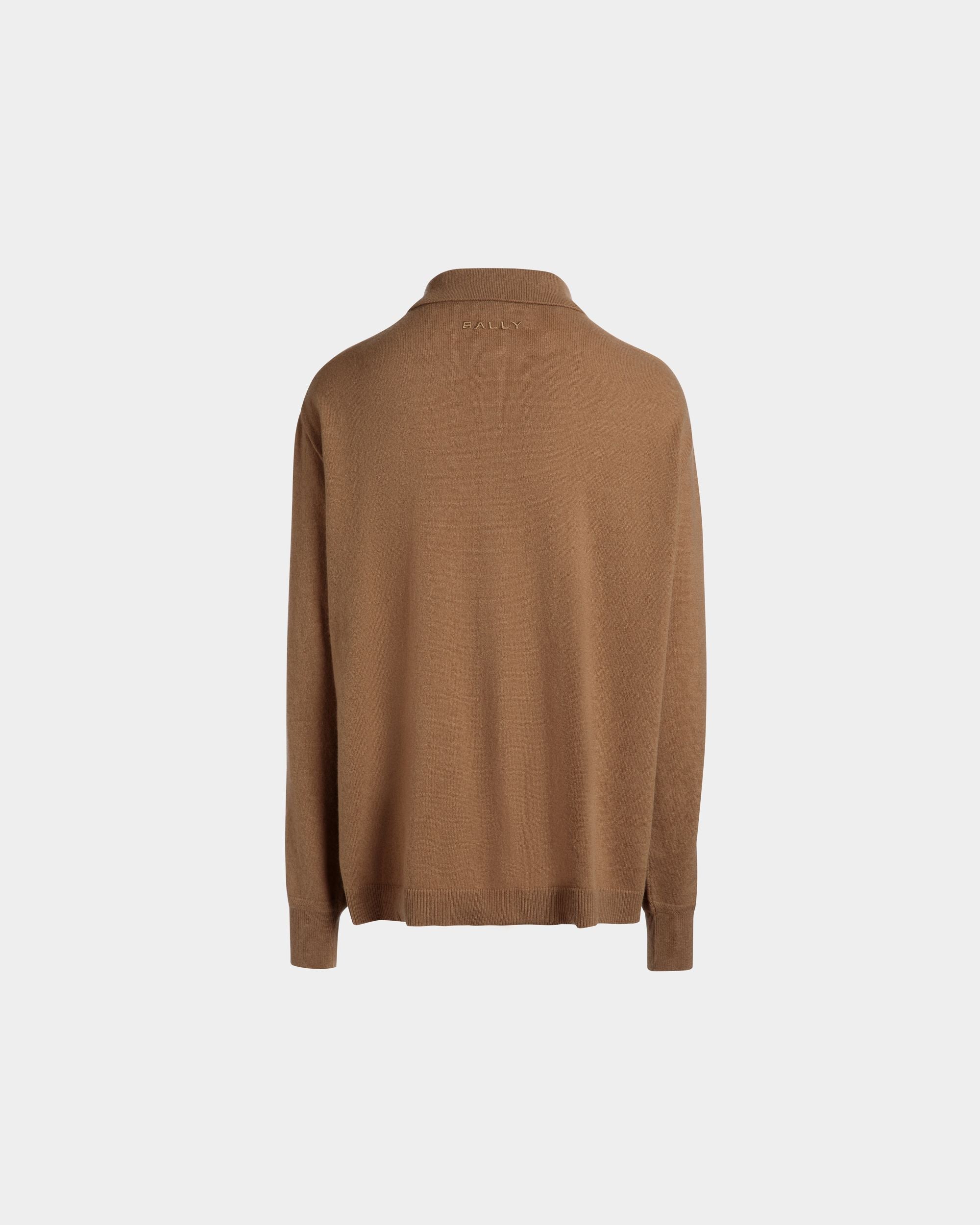 ロングスリーブ シャツ ロゴ ブラウン カシミア - 男性 - Bally - 07