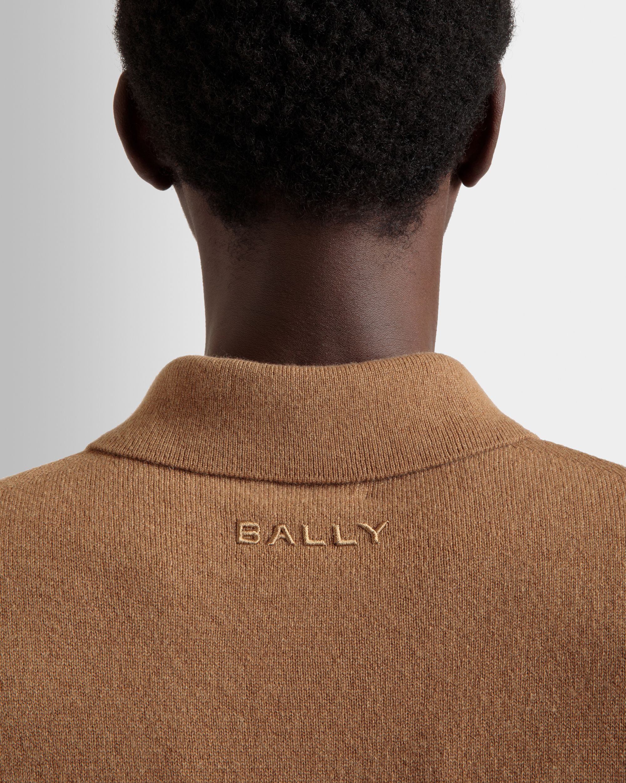 ロングスリーブ シャツ ロゴ ブラウン カシミア - 男性 - Bally - 09