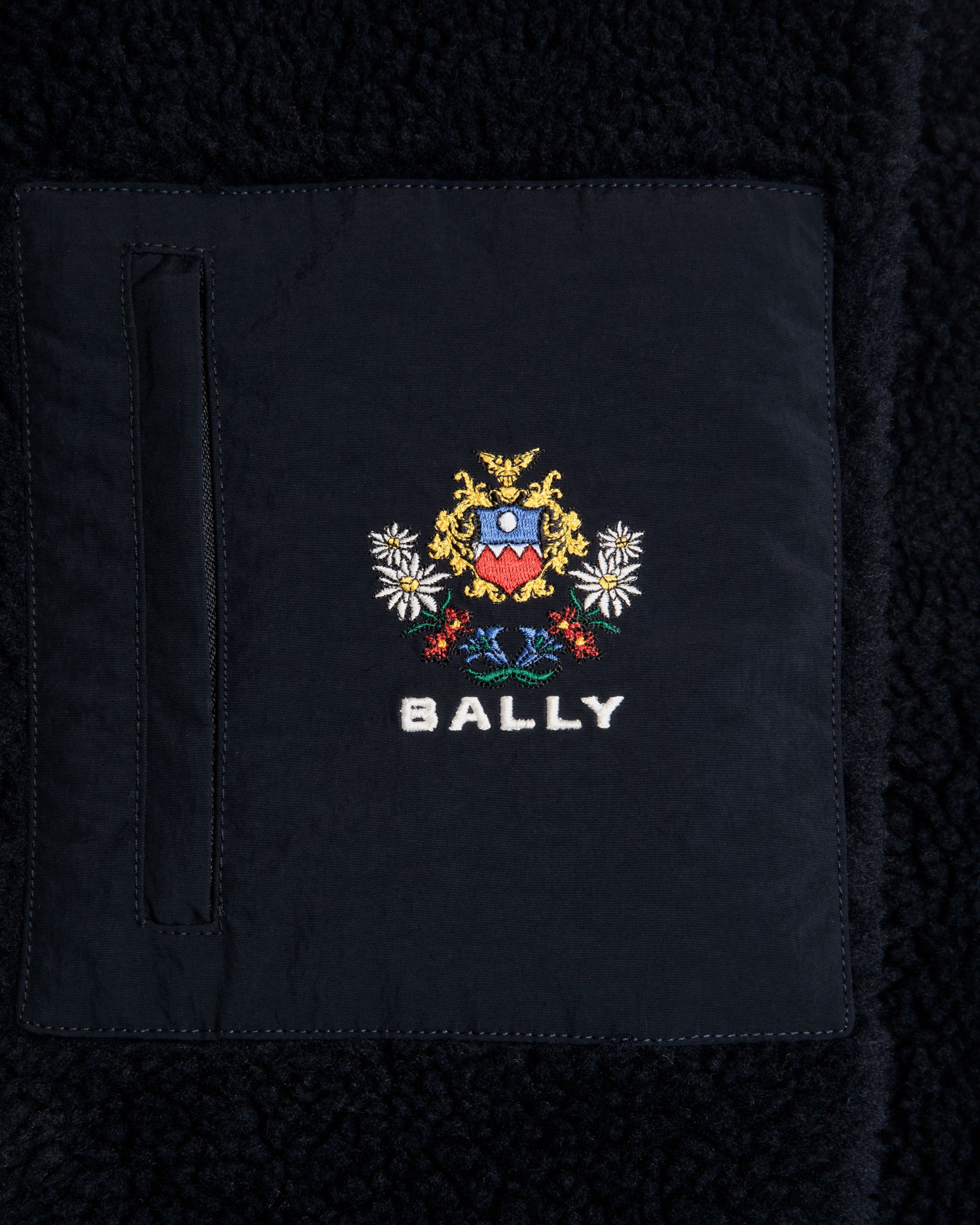 Winter Capsule フルジップ スウェットシャツ アルパインフラワー ネイビーブルー フリース - 男性 - Bally - 04