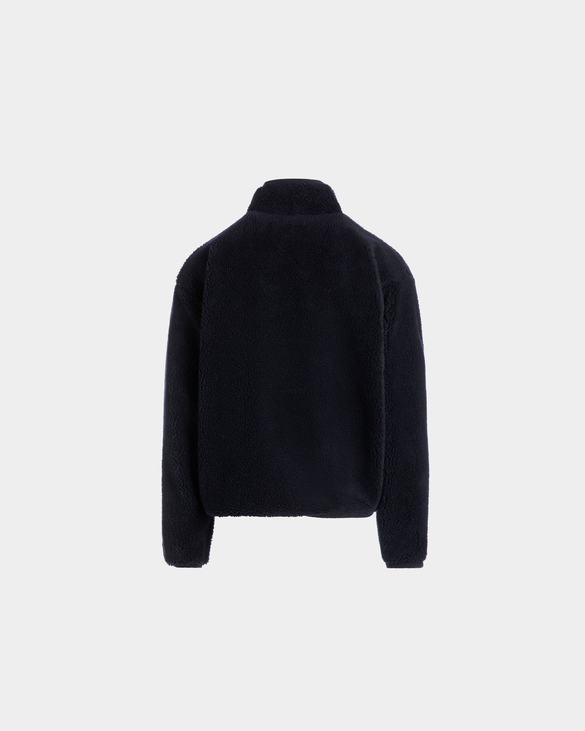Winter Capsule フルジップ スウェットシャツ アルパインフラワー ネイビーブルー フリース - 男性 - Bally - 07