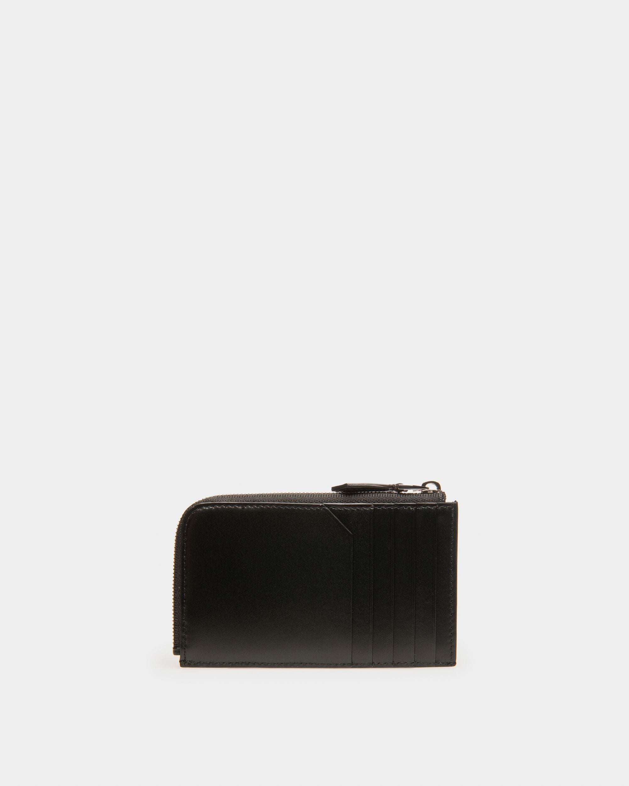 Scord ブラック レザー カードホルダー - 男性 - Bally - 02