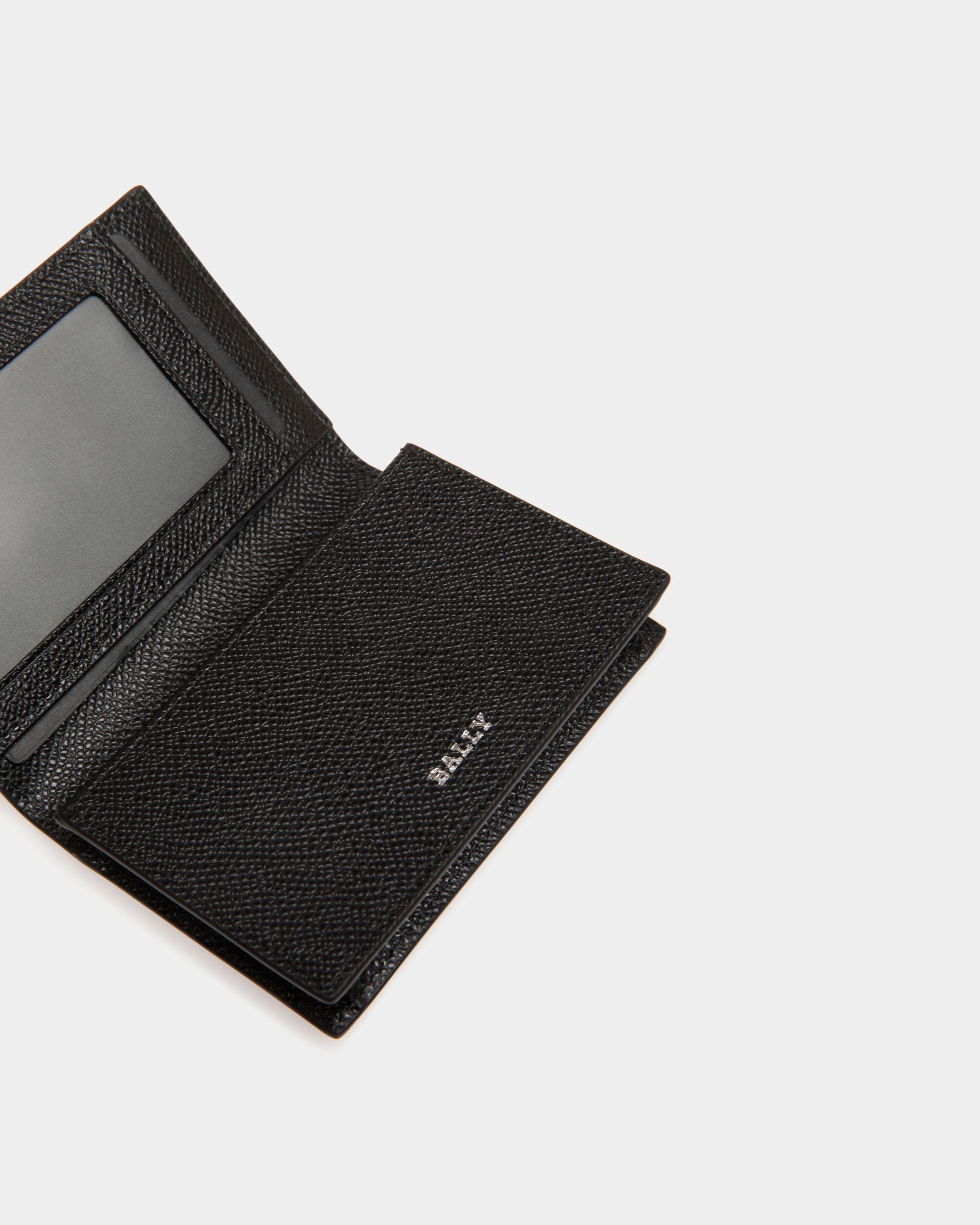 Business Card Holder In Black Bovine - 男性 - Bally - 04