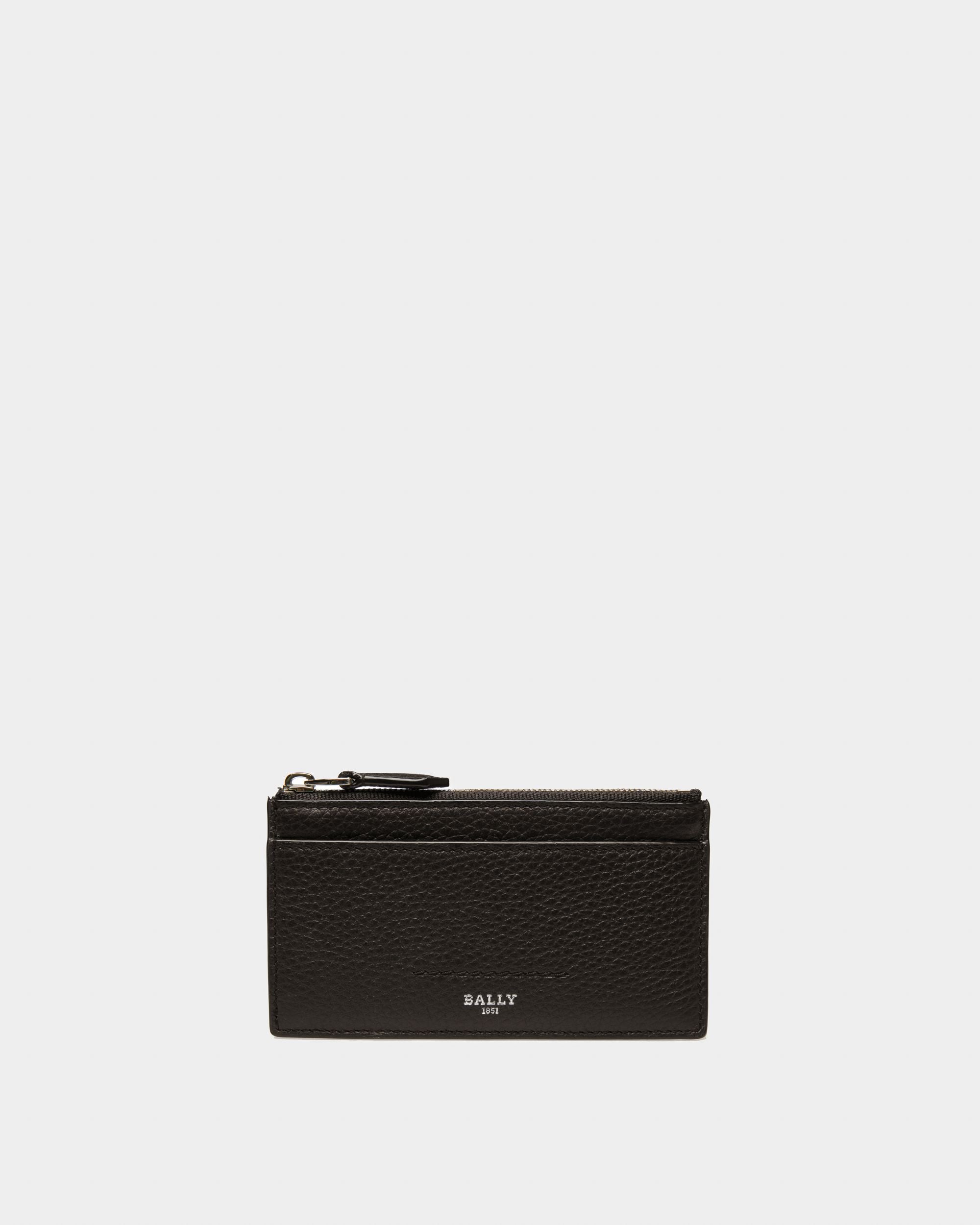 Sythom ブラック レザー ビジネスカードホルダー - 男性 - Bally - 01