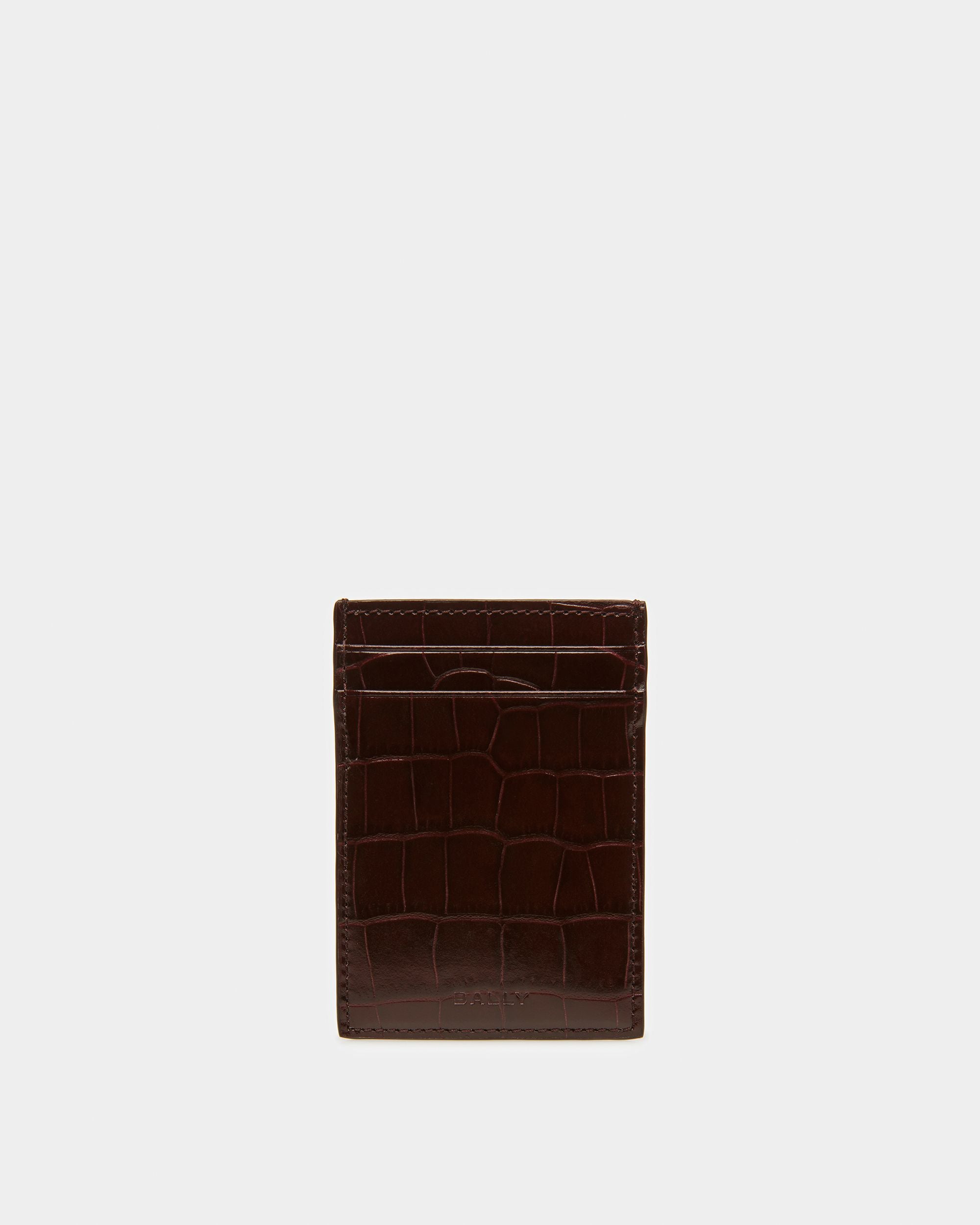 ビジネスカードホルダー クロコダイルエンボス - 男性 - Bally - 01