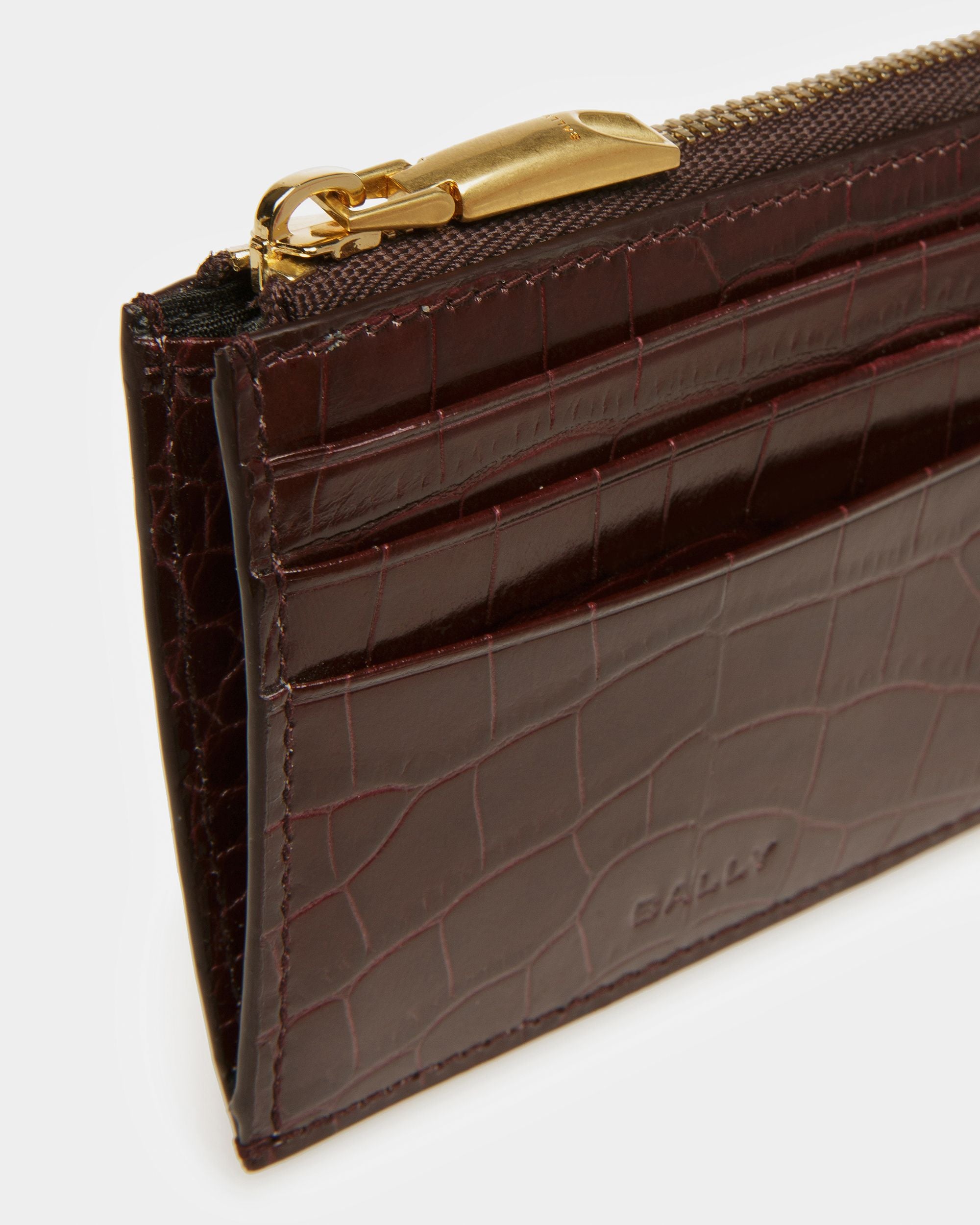 ジップ コインケース クロコダイルエンボス - 男性 - Bally - 04