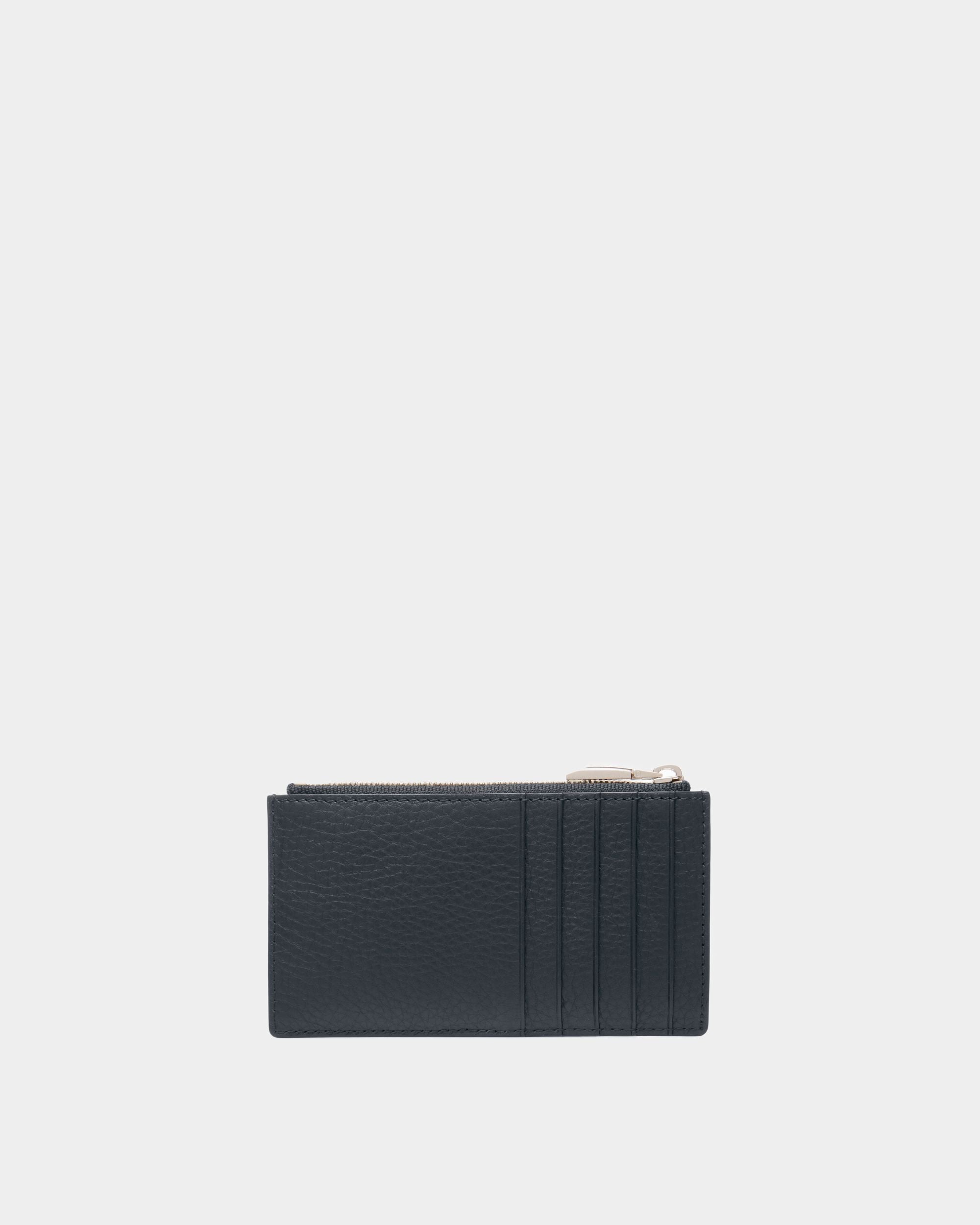 Ribbon ビジネスカードホルダー ミッドナイト レザー - 男性 - Bally - 02