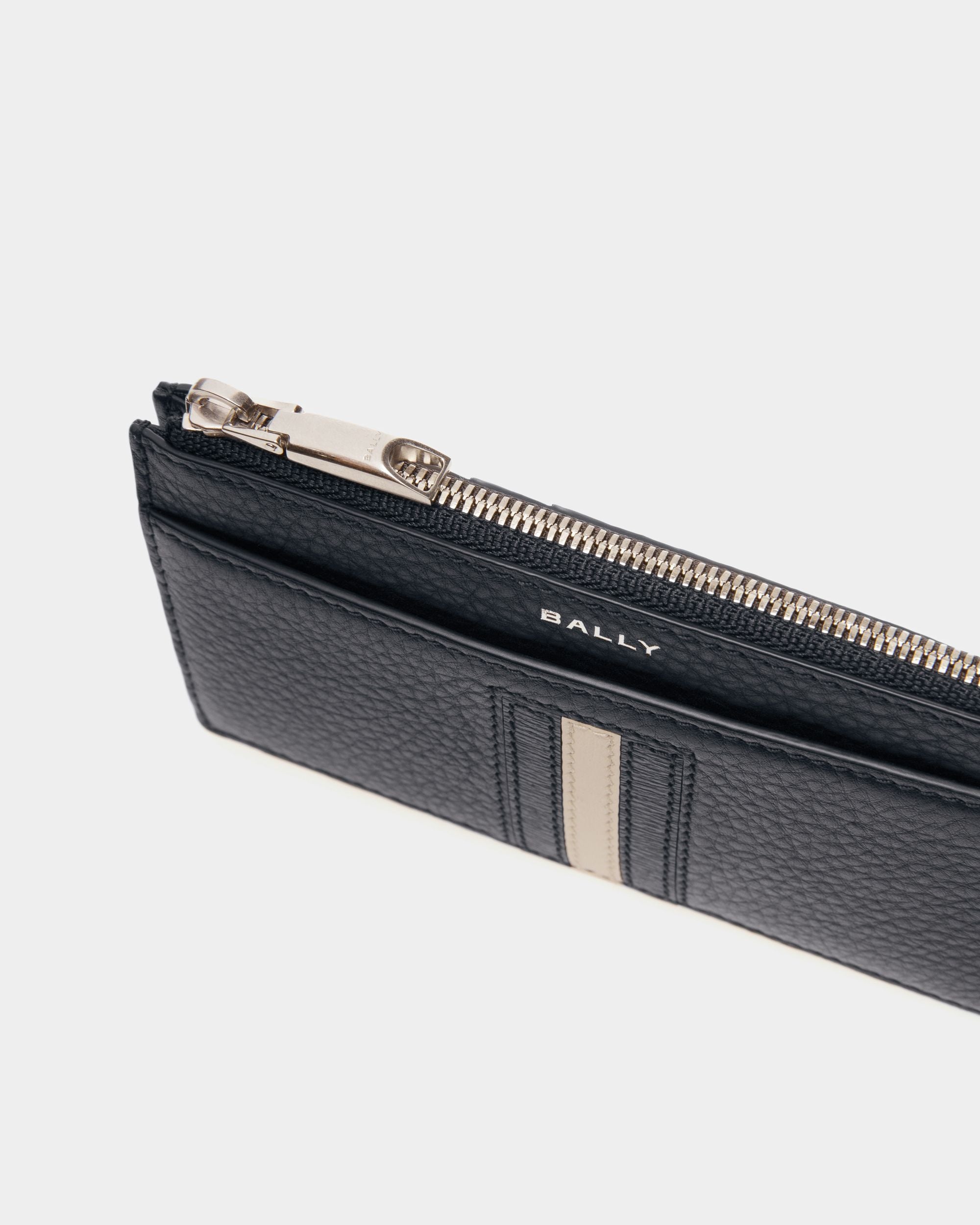Ribbon ビジネスカードホルダー ミッドナイト レザー - 男性 - Bally - 04