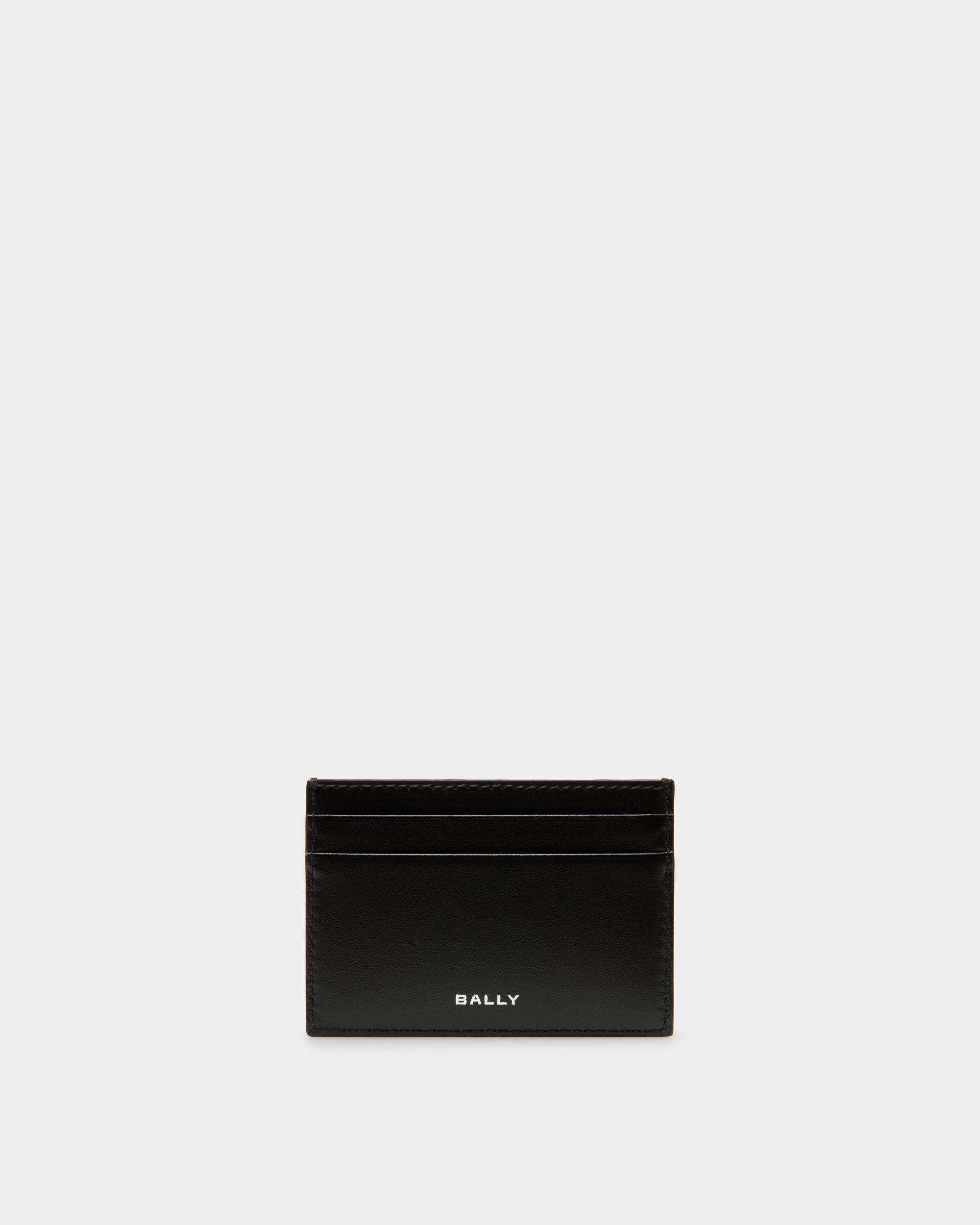 Lago ビジネスカードホルダー ミッドナイト レザー - 男性 - Bally - 01