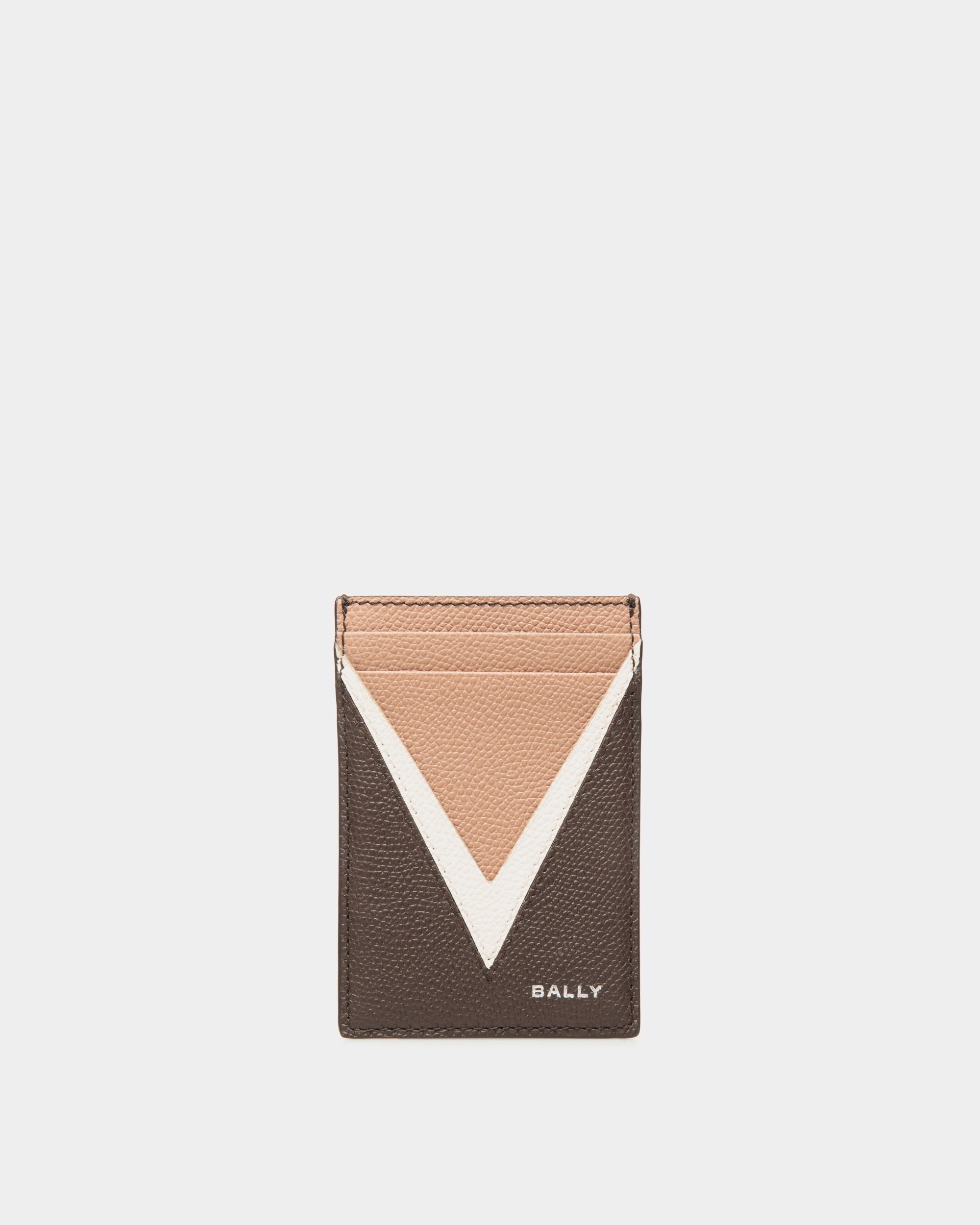 Flag カードホルダー エバノブラウン レザー - 男性 - Bally - 01