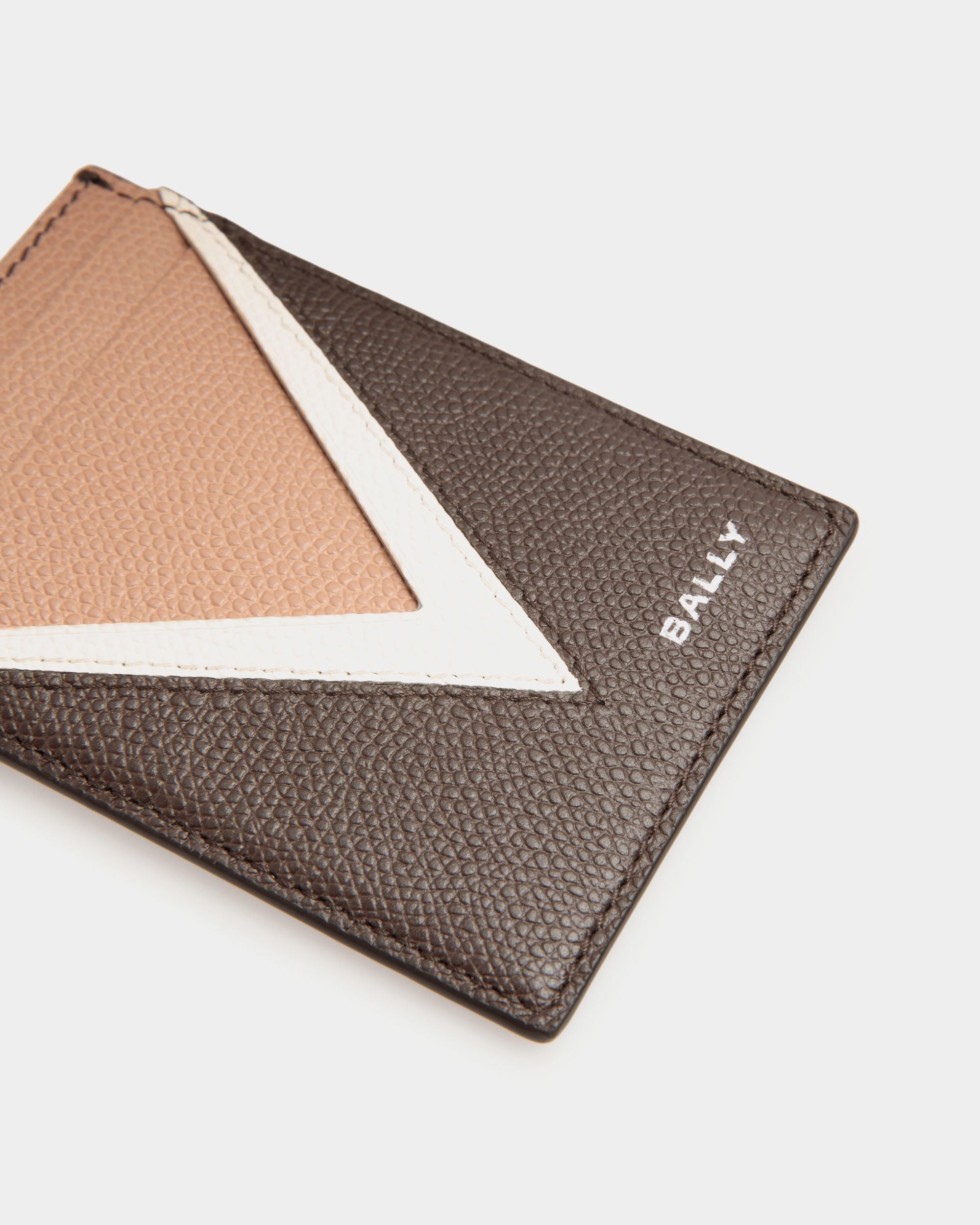 Flag カードホルダー エバノブラウン レザー - 男性 - Bally - 04